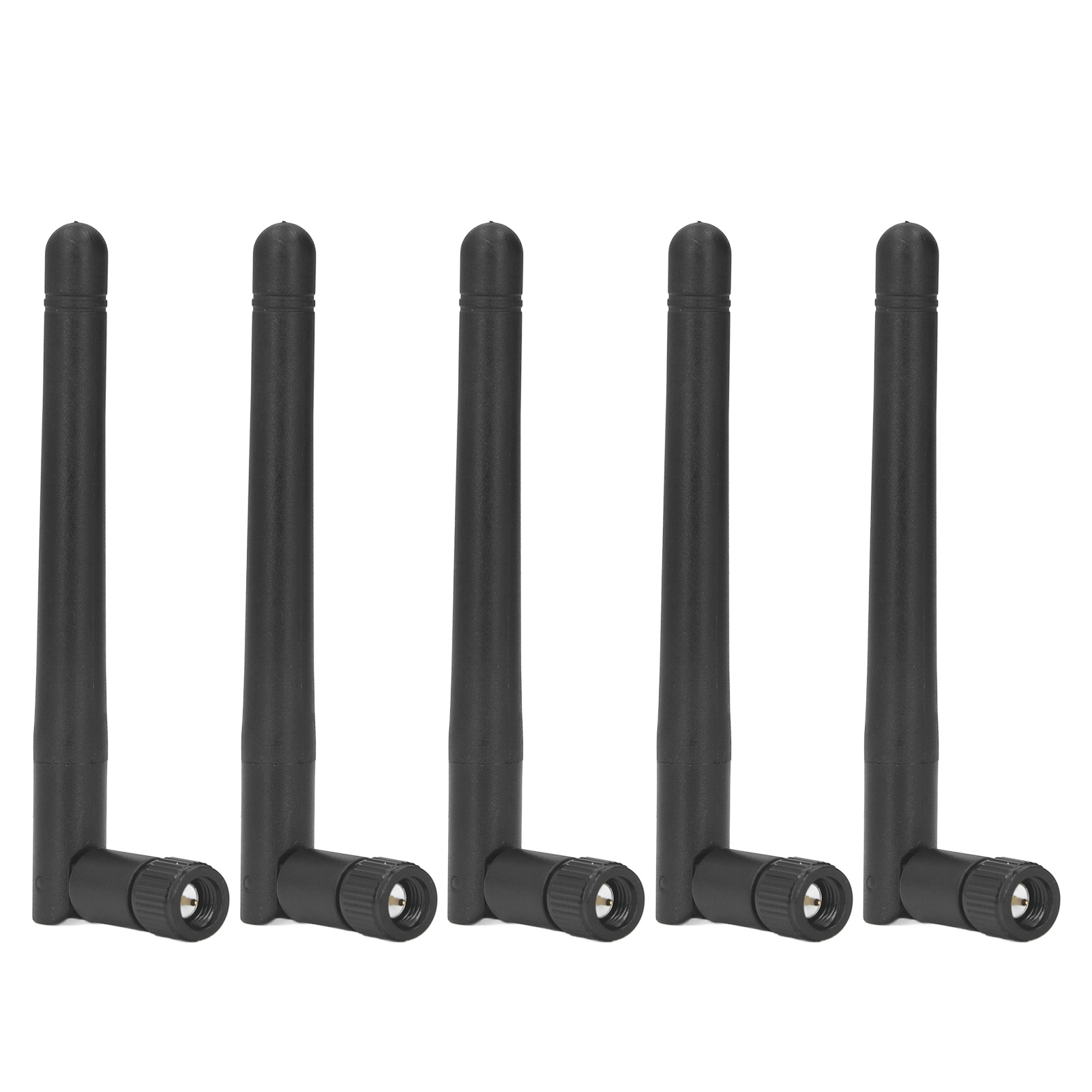 Set Mit 5 Faltbaren, Wasserdichten, Omnidirektionalen 2,4-ghz-antennen Mit Sma-steckern Für Heimnetzwerke