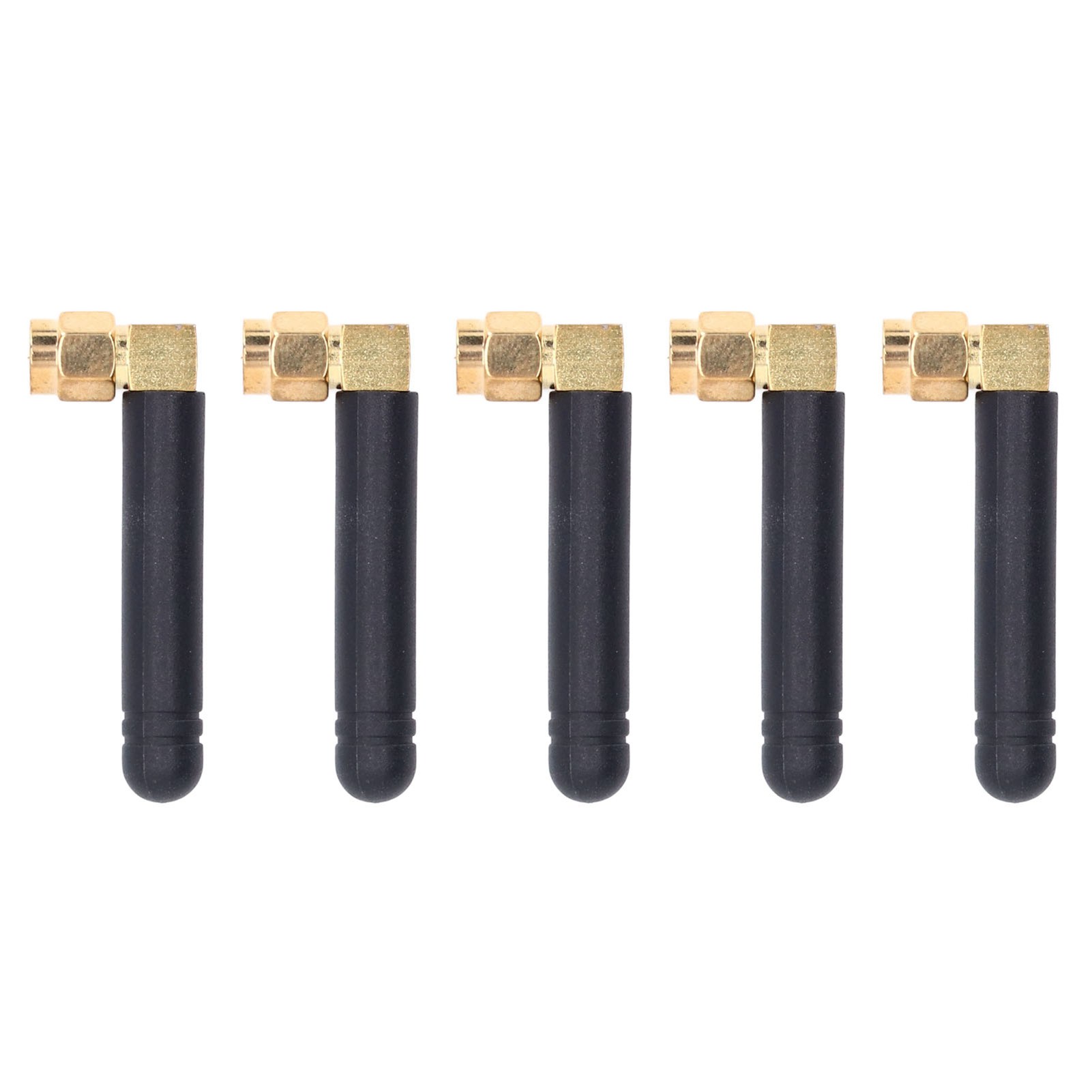X 90° Sma-stecker 5g-antennen Für Die Signalübertragung Im Gesamten Frequenzbereich – 5er-pack