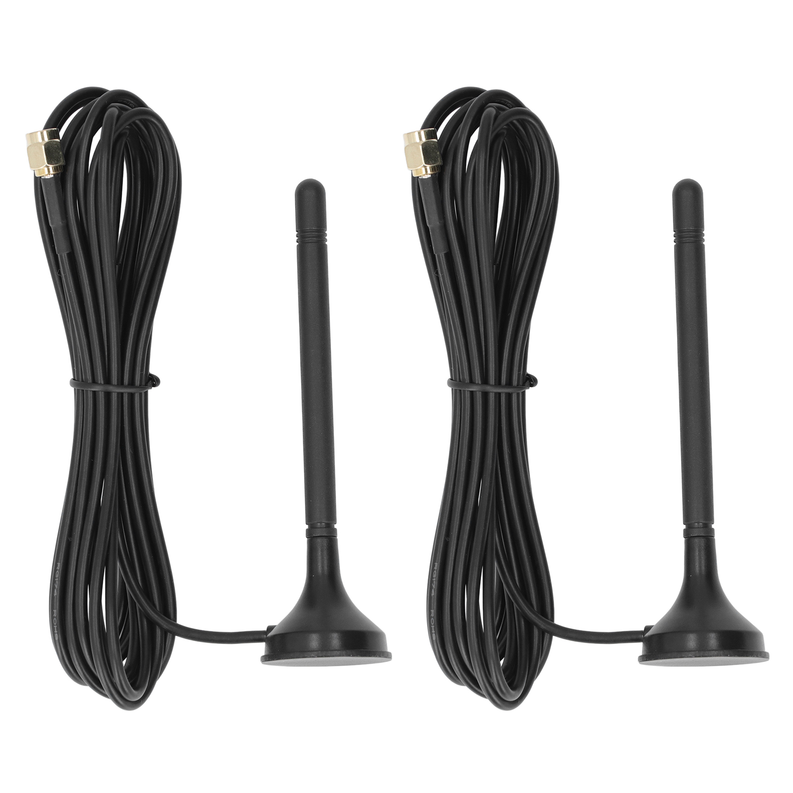 2er-pack 2,4-ghz-3-dbi-hochleistungs-saugantenne, Wasserdicht, Sma-stecker Für Wlan-router Und Drahtlosmodule