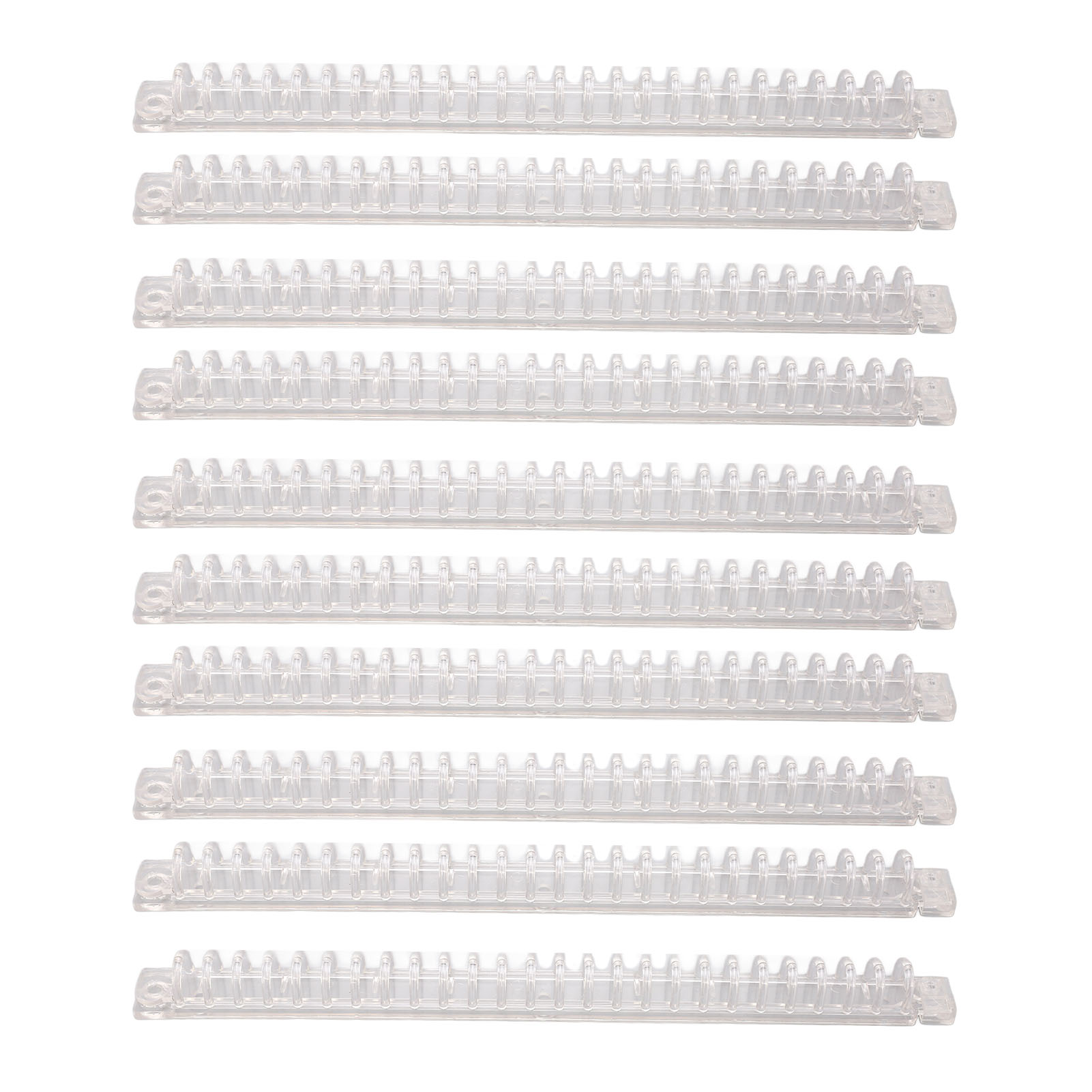 10 Stück Spiralbinderinge Aus Kunststoff, 26 Ringe, Kapazität 100 Blatt, Für Lose Blätter