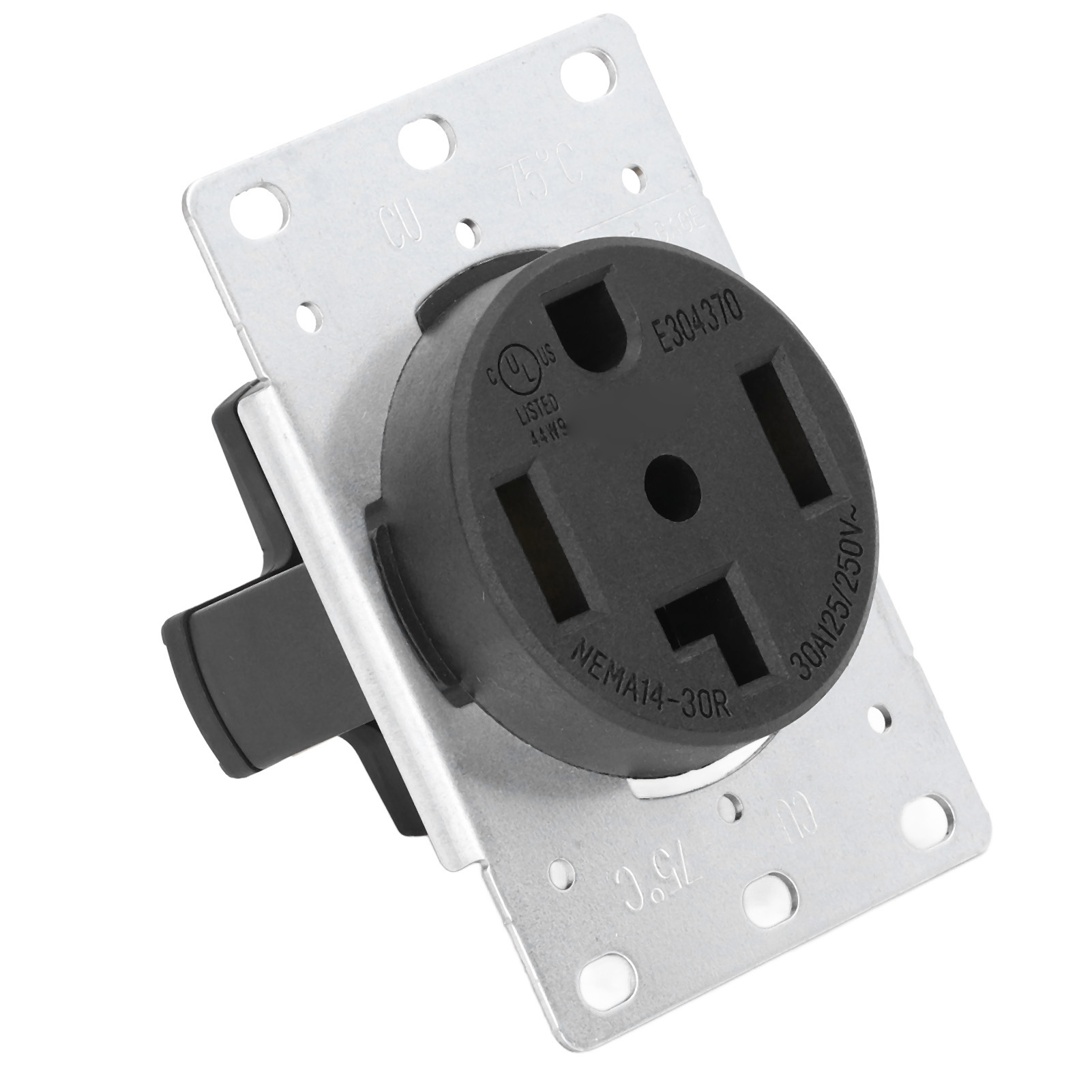 4-poliger Industriestecker (weiblich), 30 A, 125 V/250 V, Amerikanischer Standard