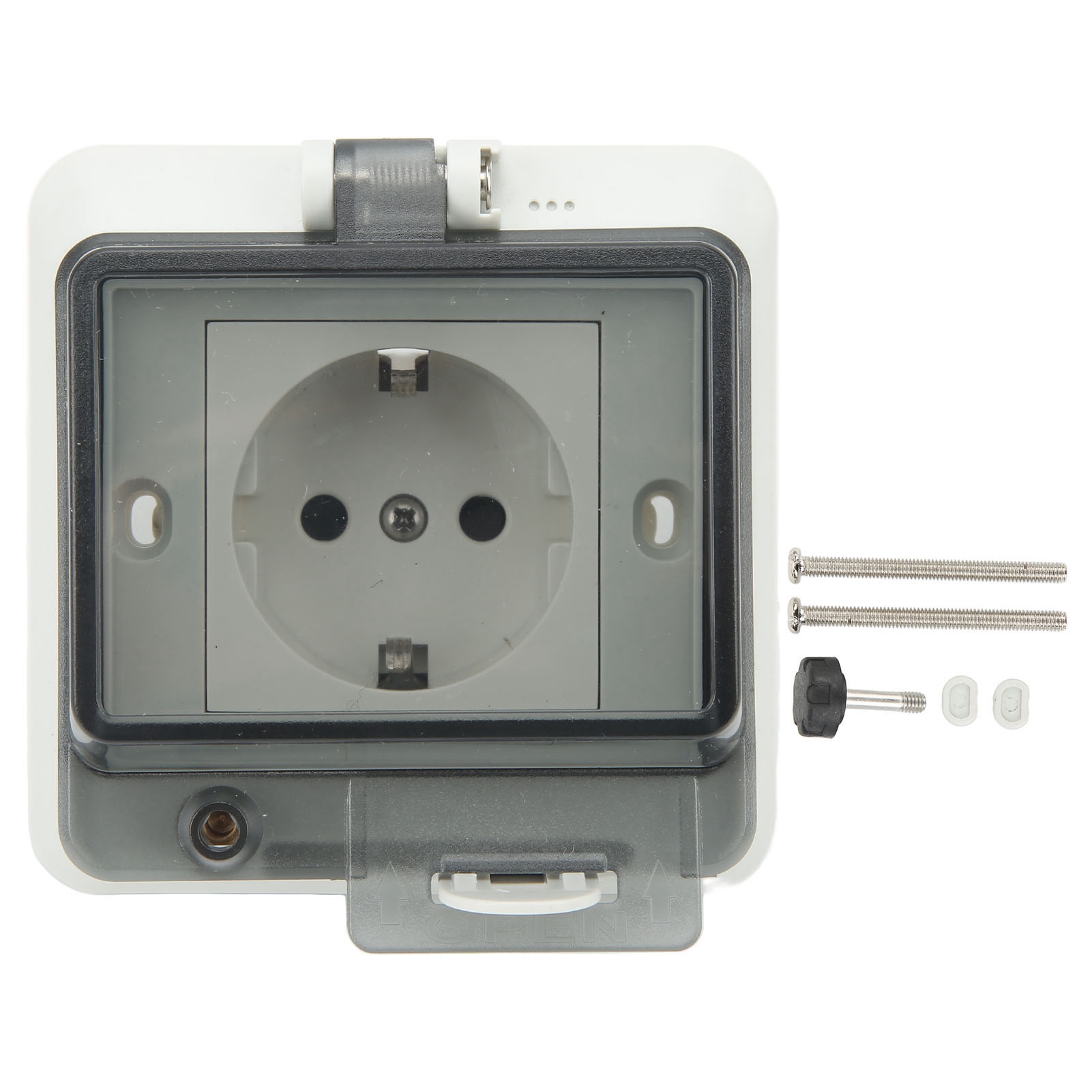 Ip66 Wasserdichte Unterputzsteckdose Mit Pc-gehäuse 250 V 16 A - Eu-standard