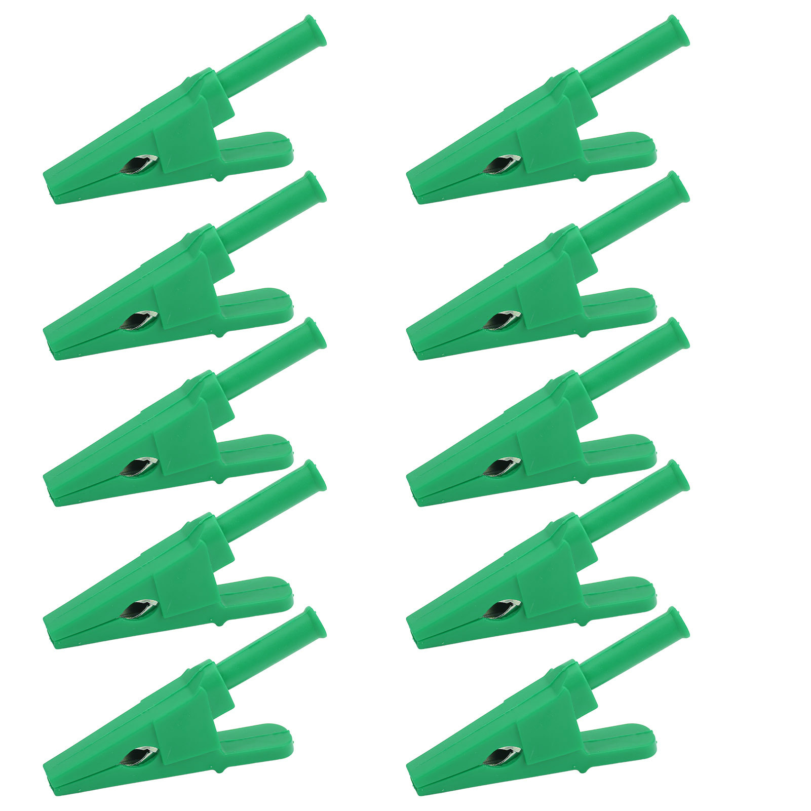 10 Elektrische Prüfklemmen, 20 Mm, Hervorragende Leitfähigkeit, Maximale Sicherheit Mit 4-mm-stecker Für Stromkreise