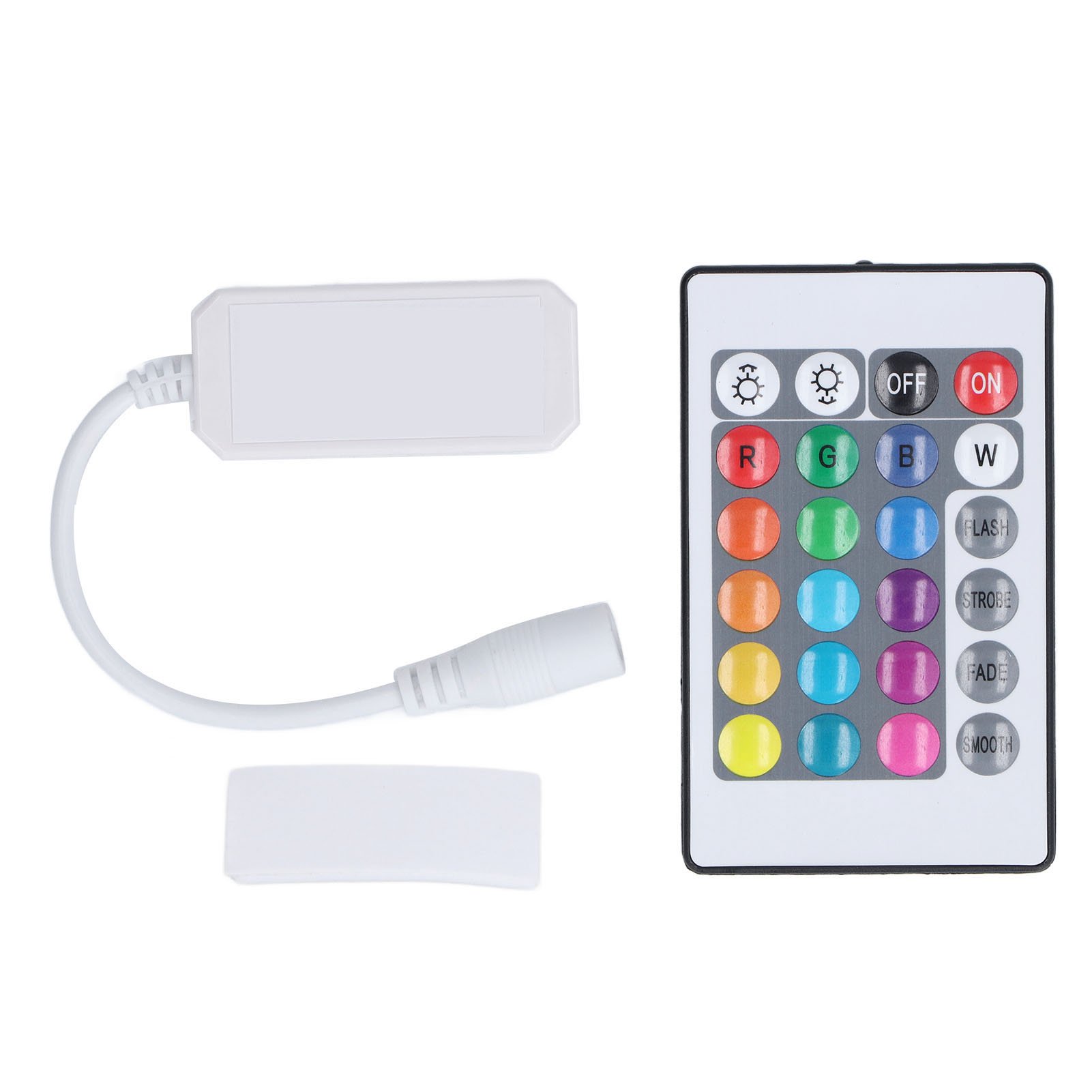 24-tasten-funkfernbedienung Mit 2,4 Ghz Und Led-beleuchtung, 4-poliger Rgb-ir-controller Mit Klebeanschluss Für Android Und Os X