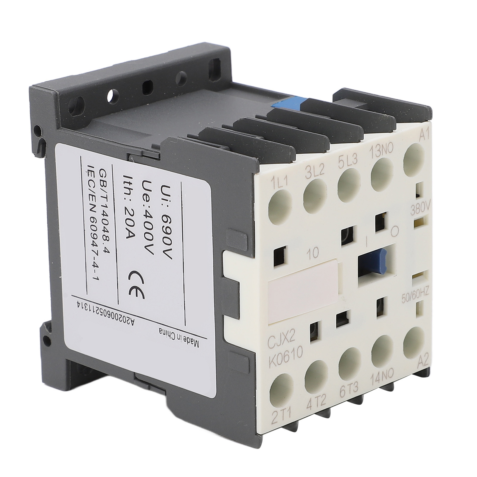 Hochempfindlicher Wechselstromschütz, Verdickte Silber-industriekontakte, 380 V, 6 A