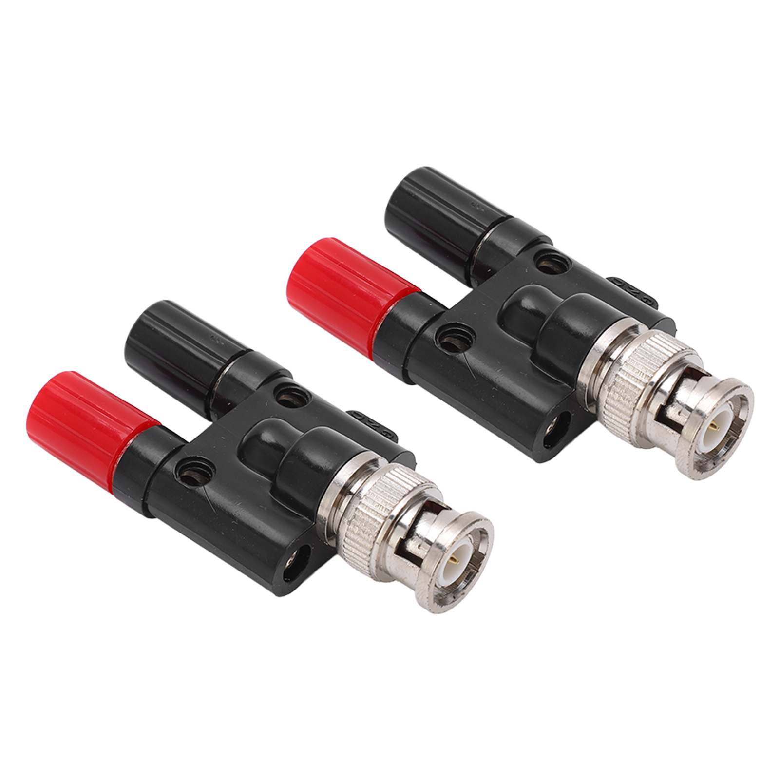 2-teiliger Bnc-stecker Auf Zwei 4-mm-bananenstecker-buchsen, Koaxial-hf-splitter-adapter