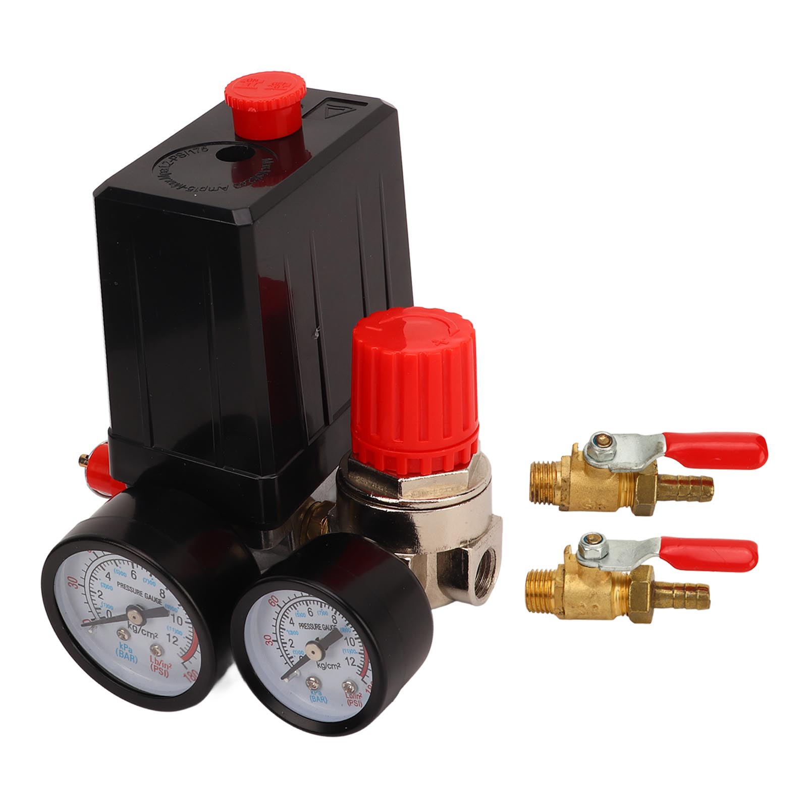 Druckschalter Für Luftkompressoren (0–180 Psi) Mit Kugelventil-set Und Anschlüssen – Ersatzteile Und Zubehör