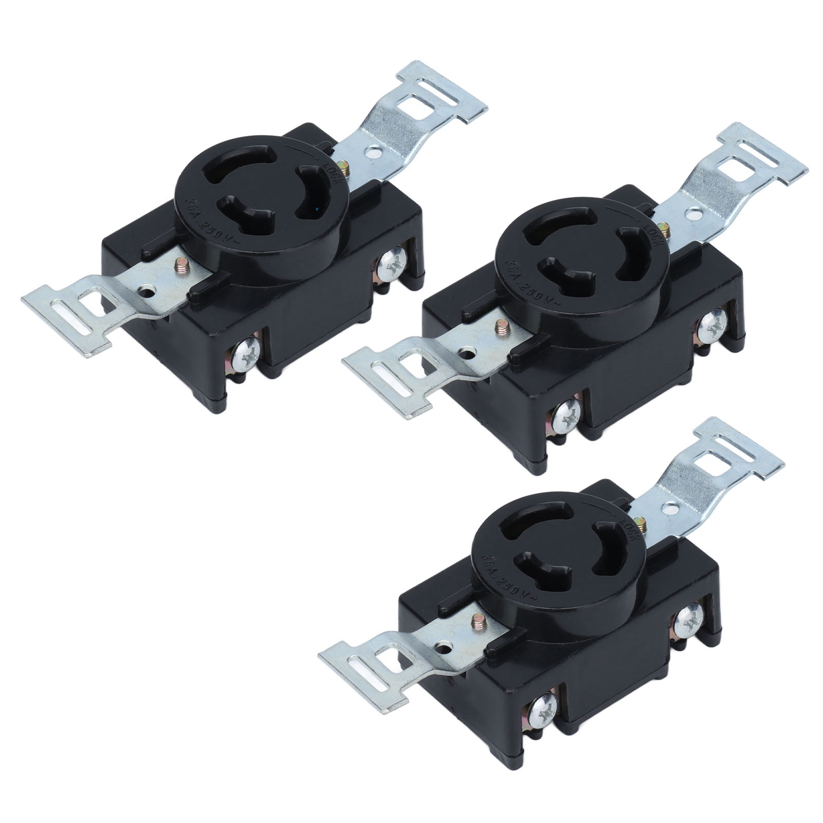 Generatorsteckdosen Aus Verstärktem Bronze-nylon – Hohe Langlebigkeit – Einfache Installation – 3er-pack