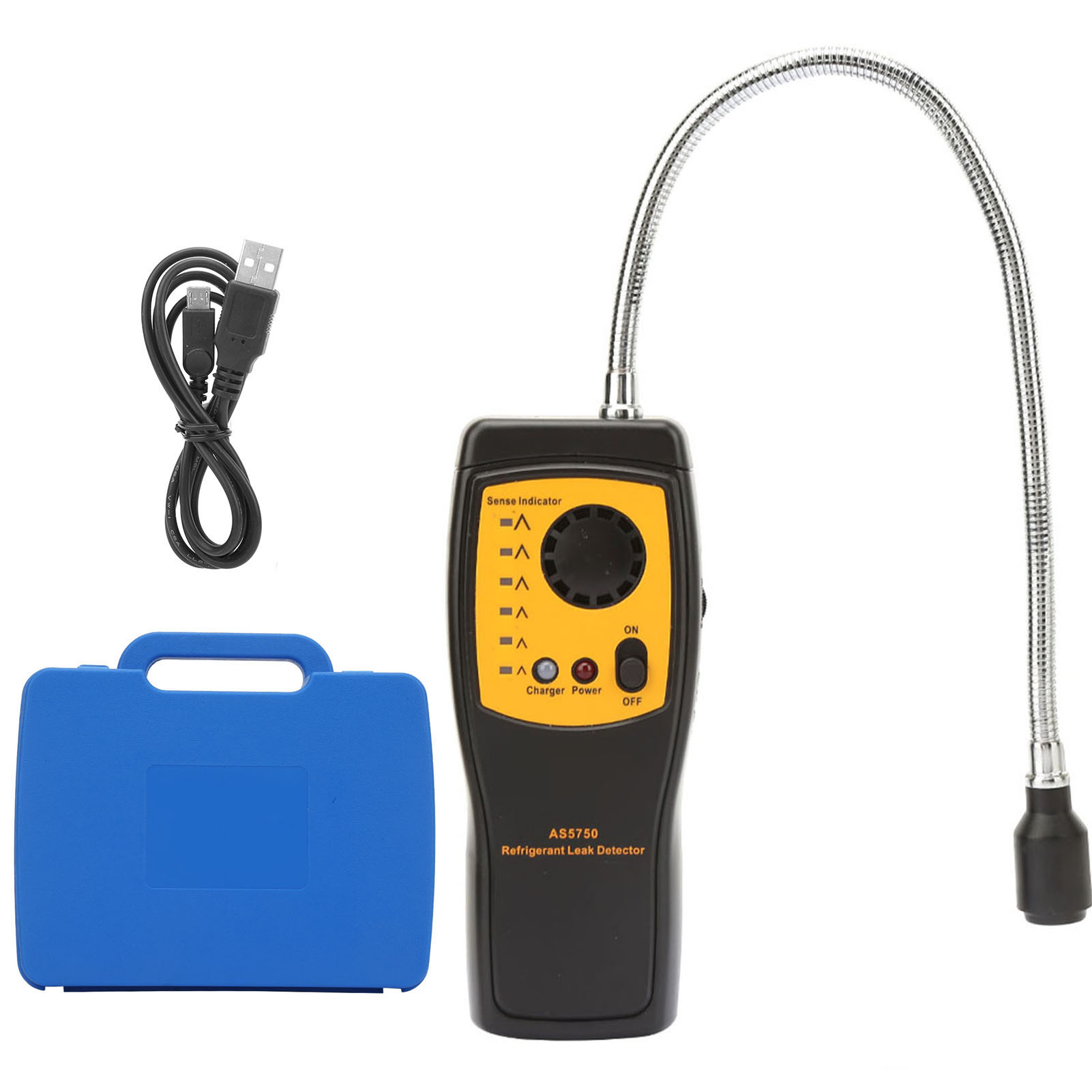 As5750 Usb-wiederaufladbarer, Hochempfindlicher Kältemittelleckdetektor Für Halogenkältemittel