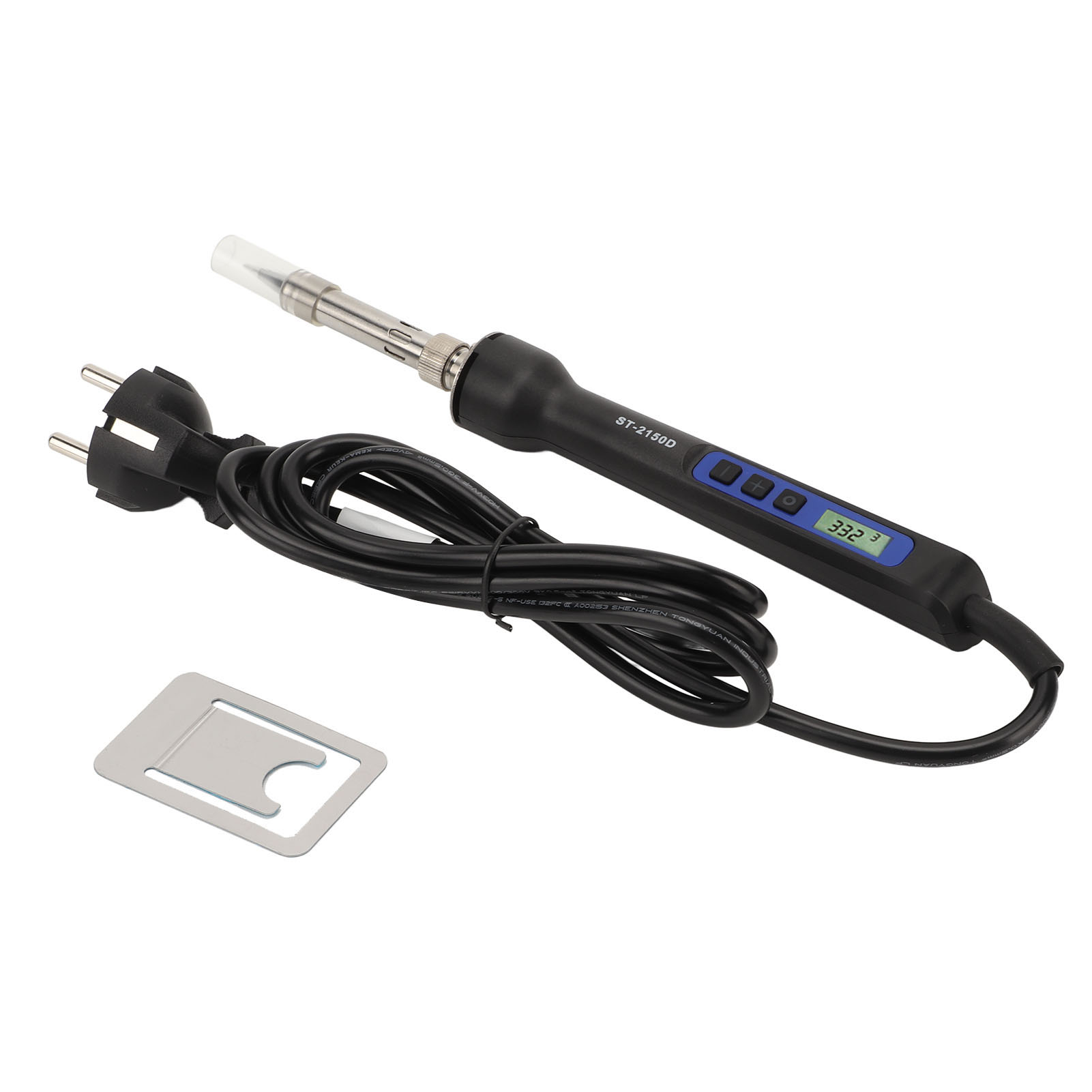 Hochleistungs-digitallötkolben Mit 150 W, Lcd-bildschirm, Tragbar Für Elektronik, Eu-stecker 220-240 V, Modell St-2150d.