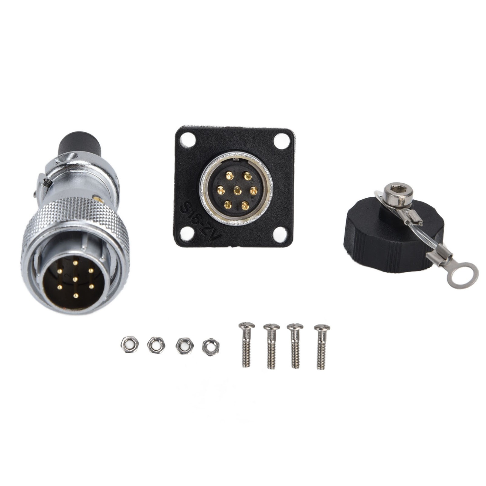 Hochleistungsfähiger, Wasserdichter 400v Ws16-flugzeugstromstecker Für Stabile Stromversorgung