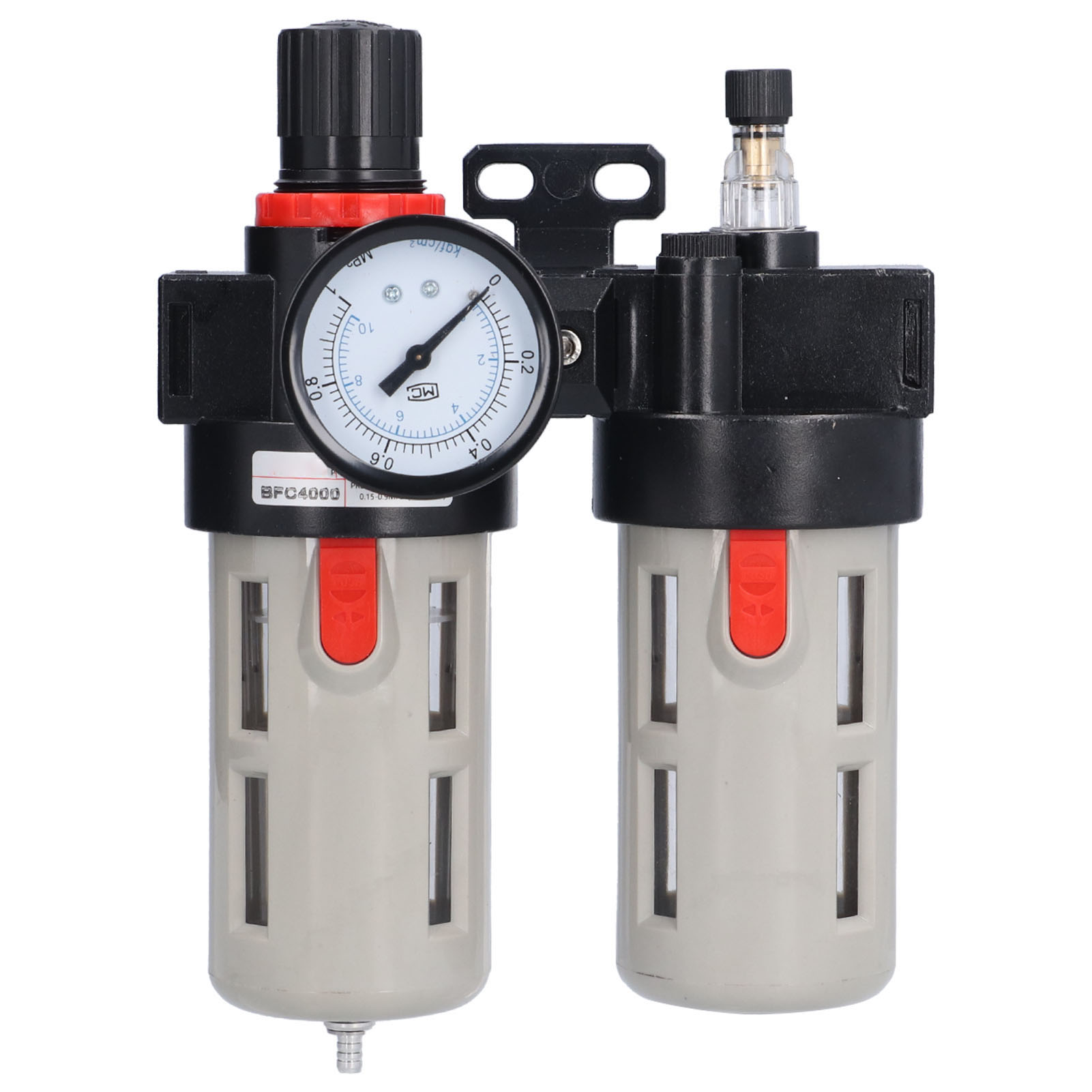 Druckreglerfilter Aus Aluminiumlegierung Mit Manometer Für Hydrauliksysteme Bfc4000