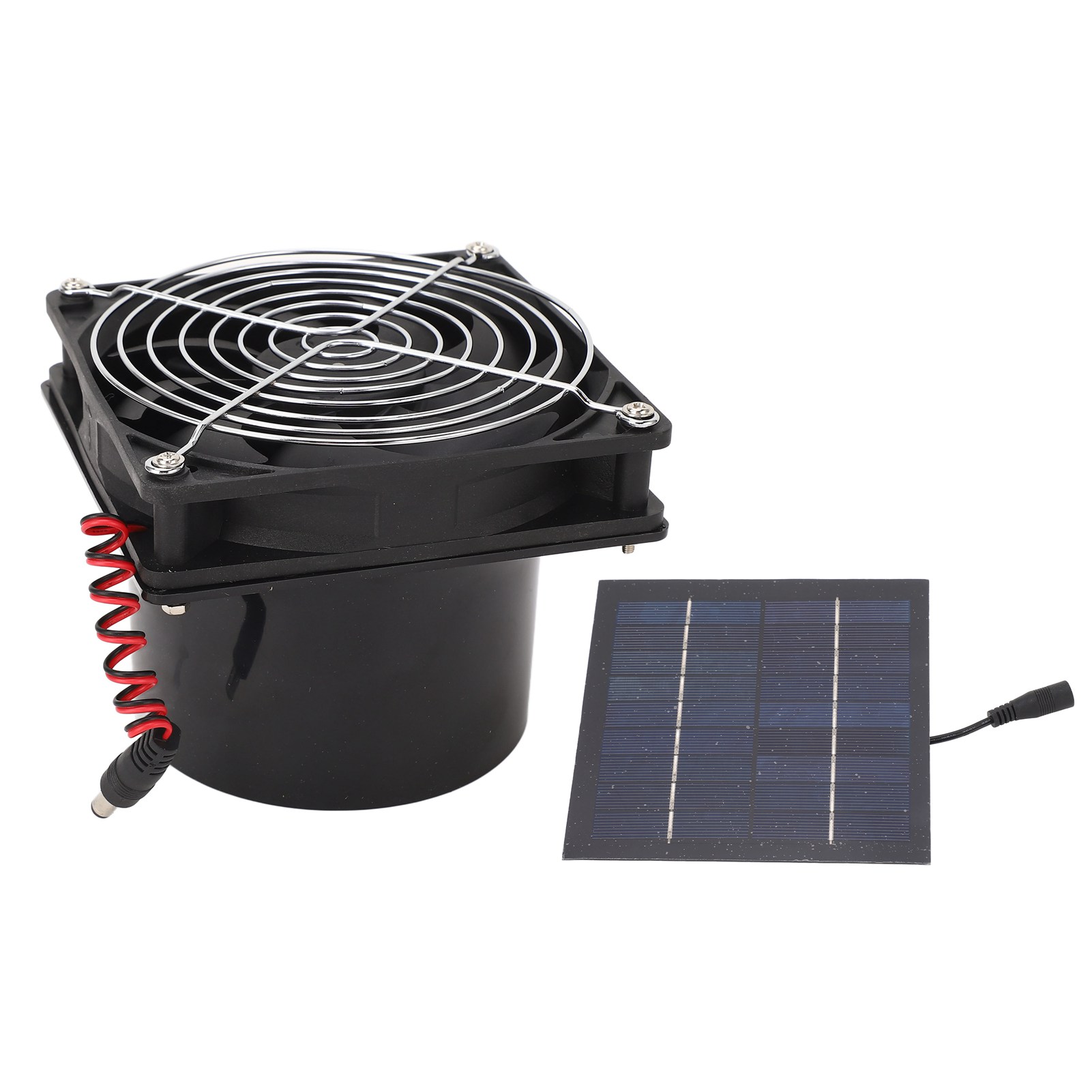 50-w-solarventilator – Energieeffizientes Belüftungsset Mit 5-12-v-panel Für Effiziente Kühlung