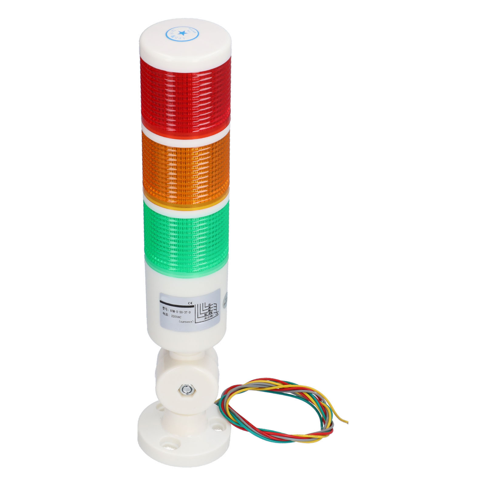 Led-warnturm, 3 Farben, Faltbares Lichtsignal, Ac220v Für Warnsignale