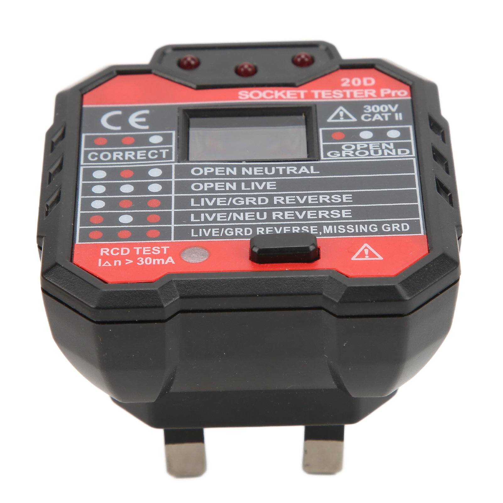 20d Steckerprüfgerät, Leitersucher, Phase Und Neutralleiter, 48–250 V, Uk-stecker