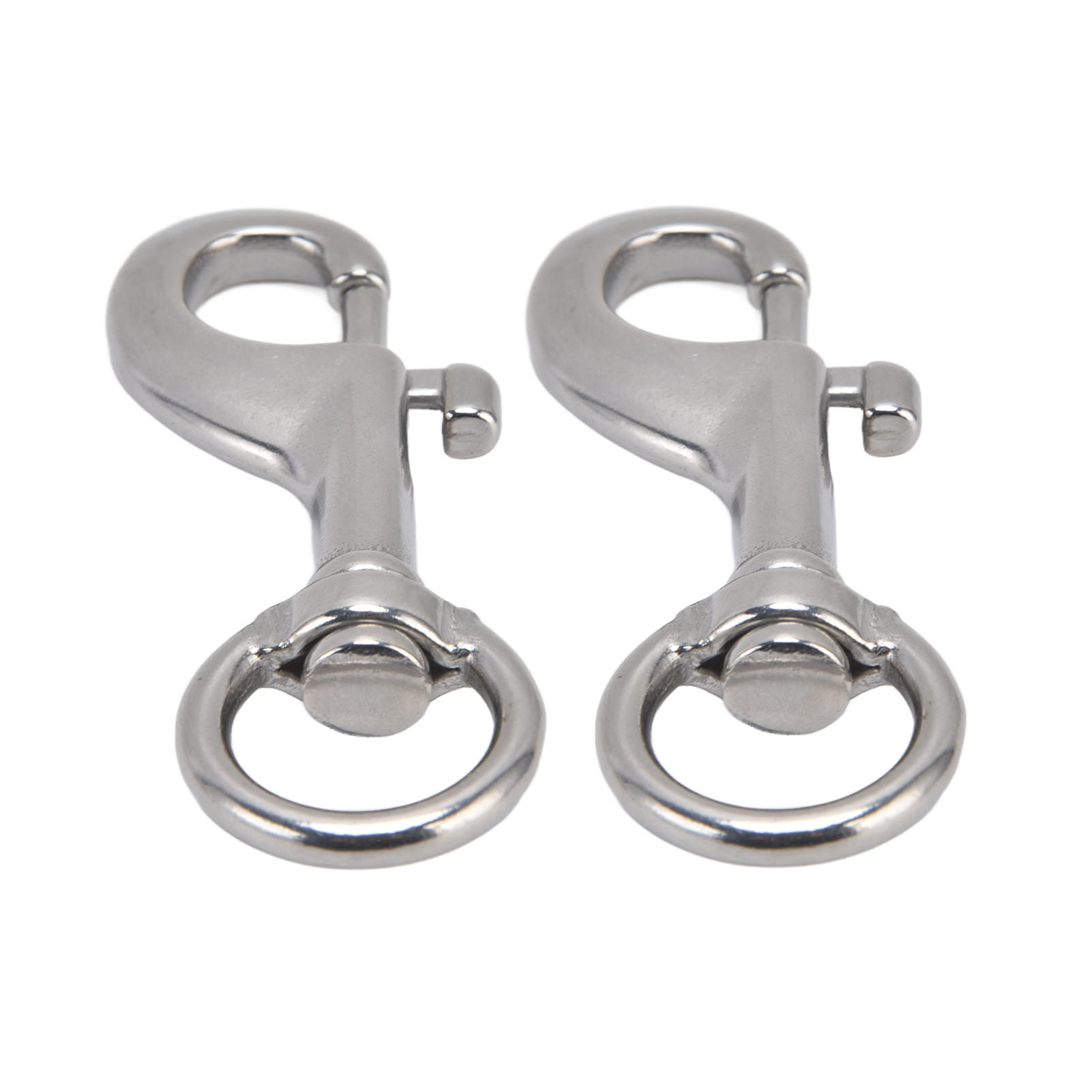 Stück Drehbare Ösenhaken, 316 Edelstahl, Einseitig, Tauchclip, 87 Mm