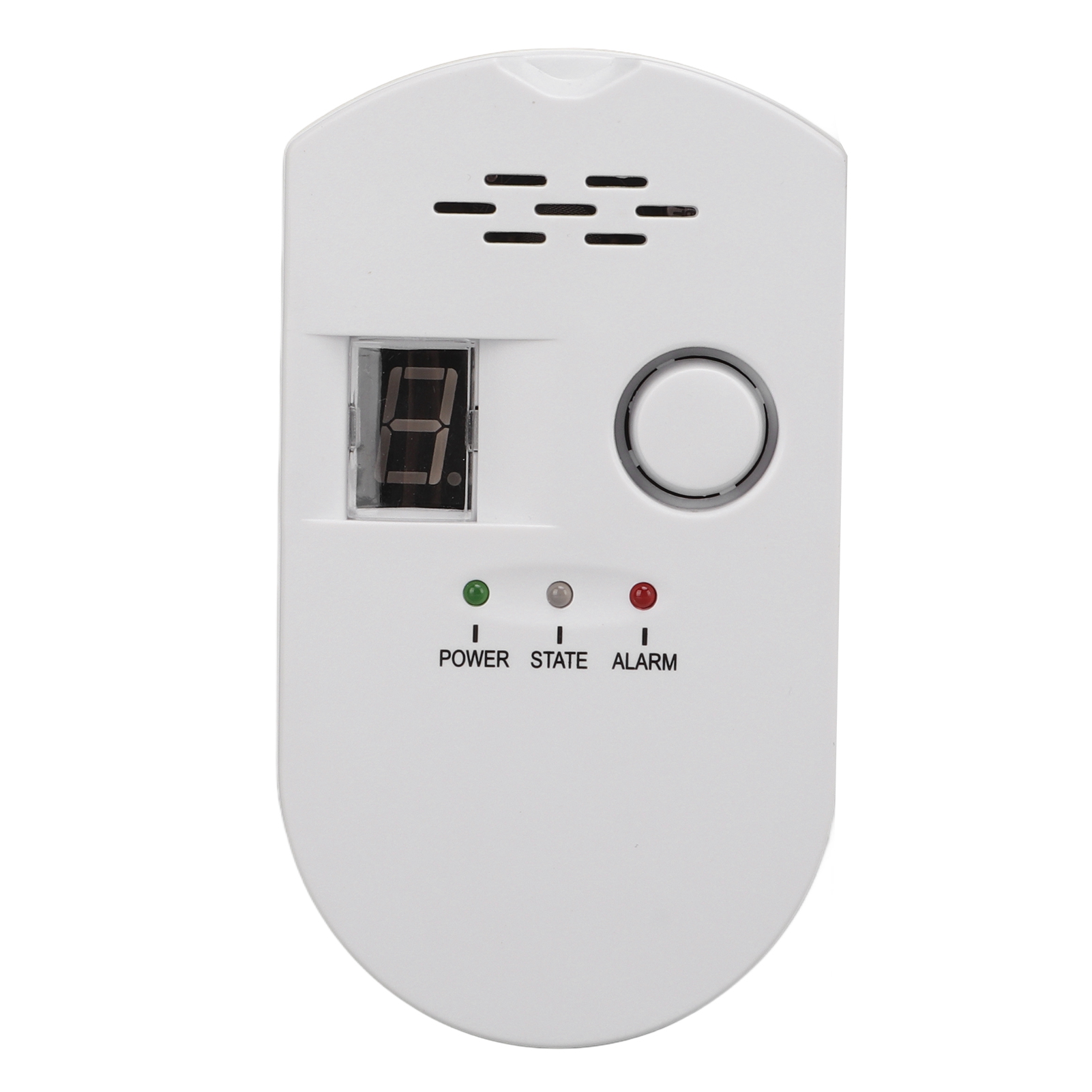 Znazco1013 Digitaler Brenngasdetektor - Gasleitungsalarm - Empfindliches Digitaldisplay - 100-240v Wechselstrom (us-stecker)
