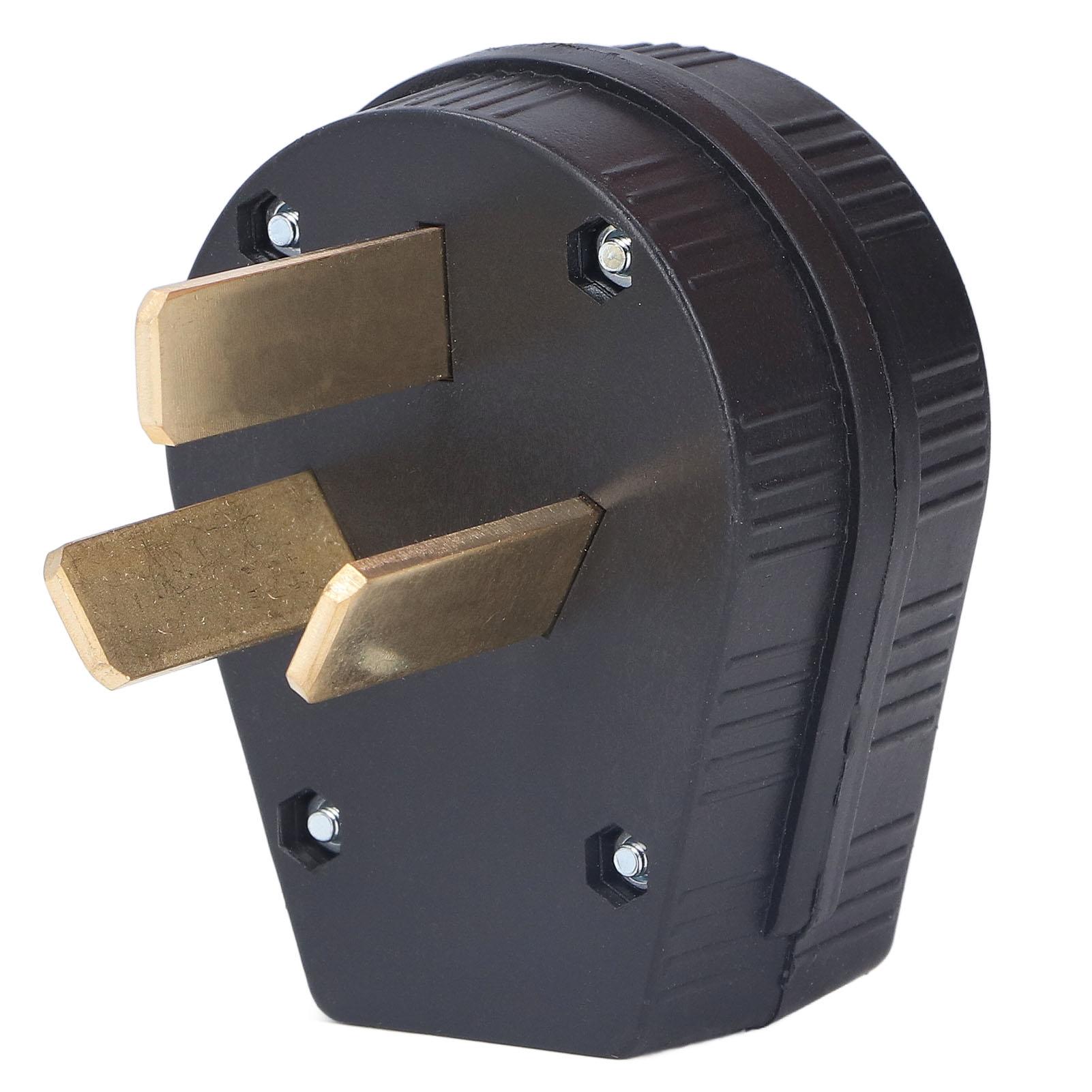 Industrieller 3-poliger Messingstecker, 50 A, 125 V/250 V, Amerikanischer Standard