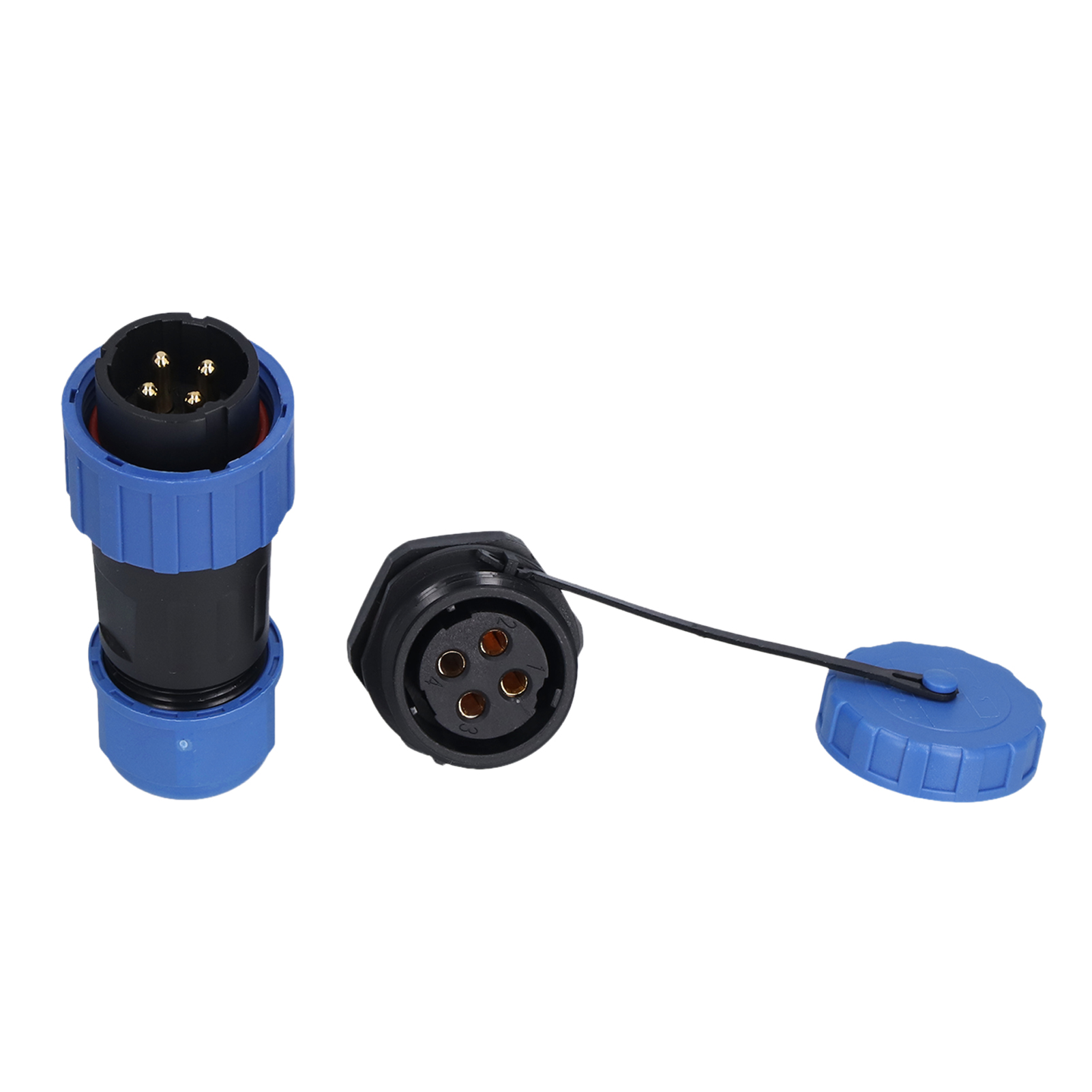 Ip68-dichtungsmutter Für Lp204-luftfahrtstecker, 250 V, Für Elektrische Kabel