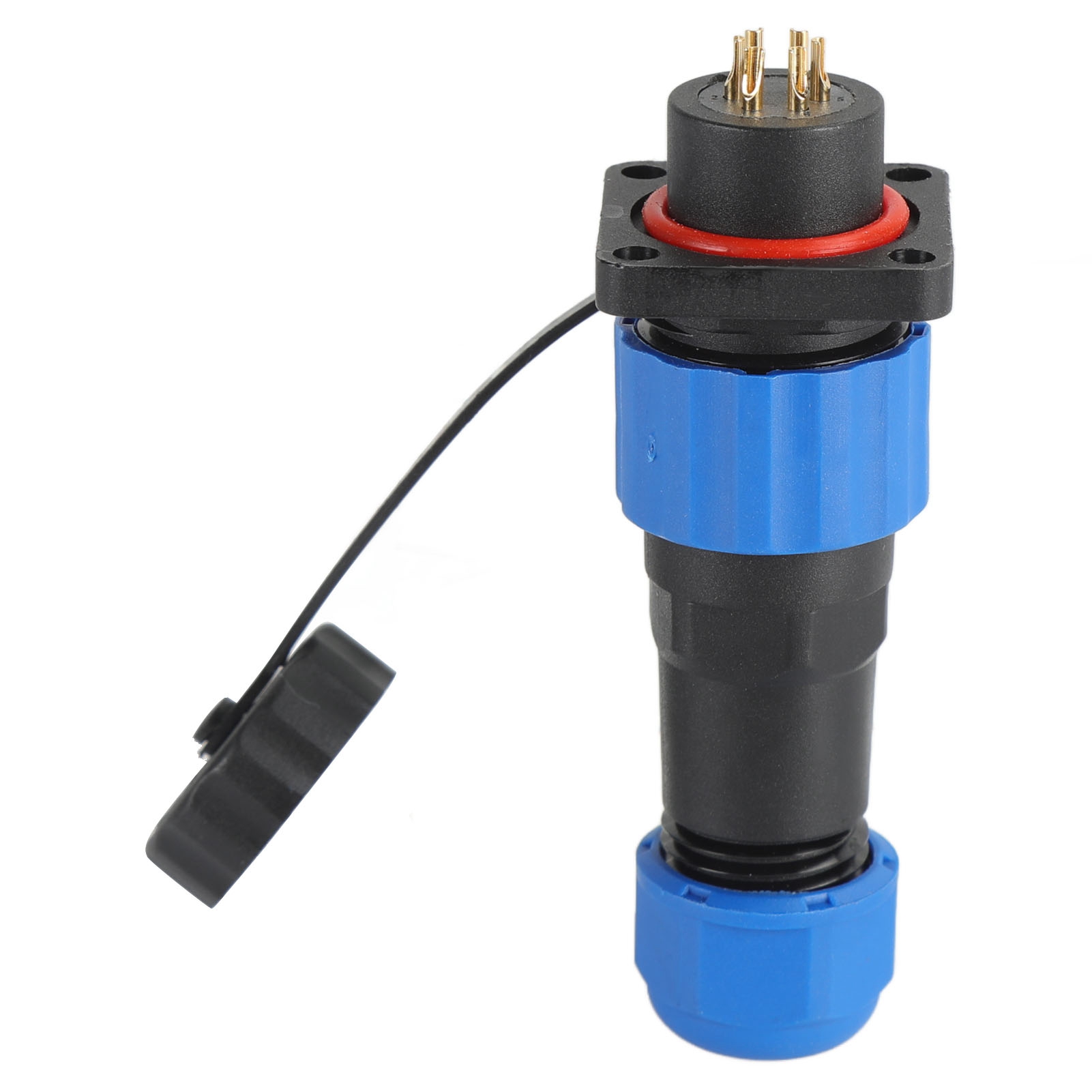 Ip68 Wasserdichte Industriesteckdose, Quadratischer Luftfahrtstecker Sp166 (250 V 5 A)