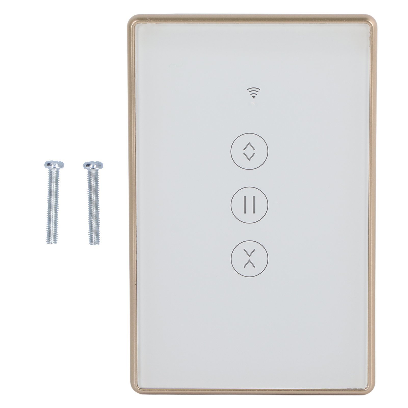 Intelligenter Wlan-vorhangschalter, Tuya-kompatibler Standarddimmer, Metallrahmen 95–250 V