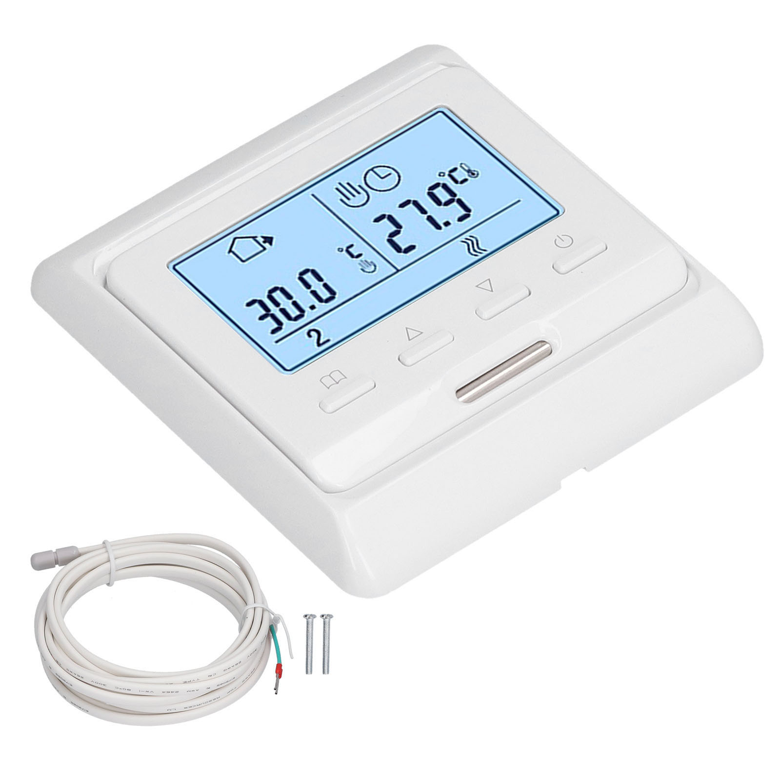 Me5516 Programmierbarer Smart-thermostat Mit Lcd-bildschirm Für Fußbodenheizung Und Warmwasser