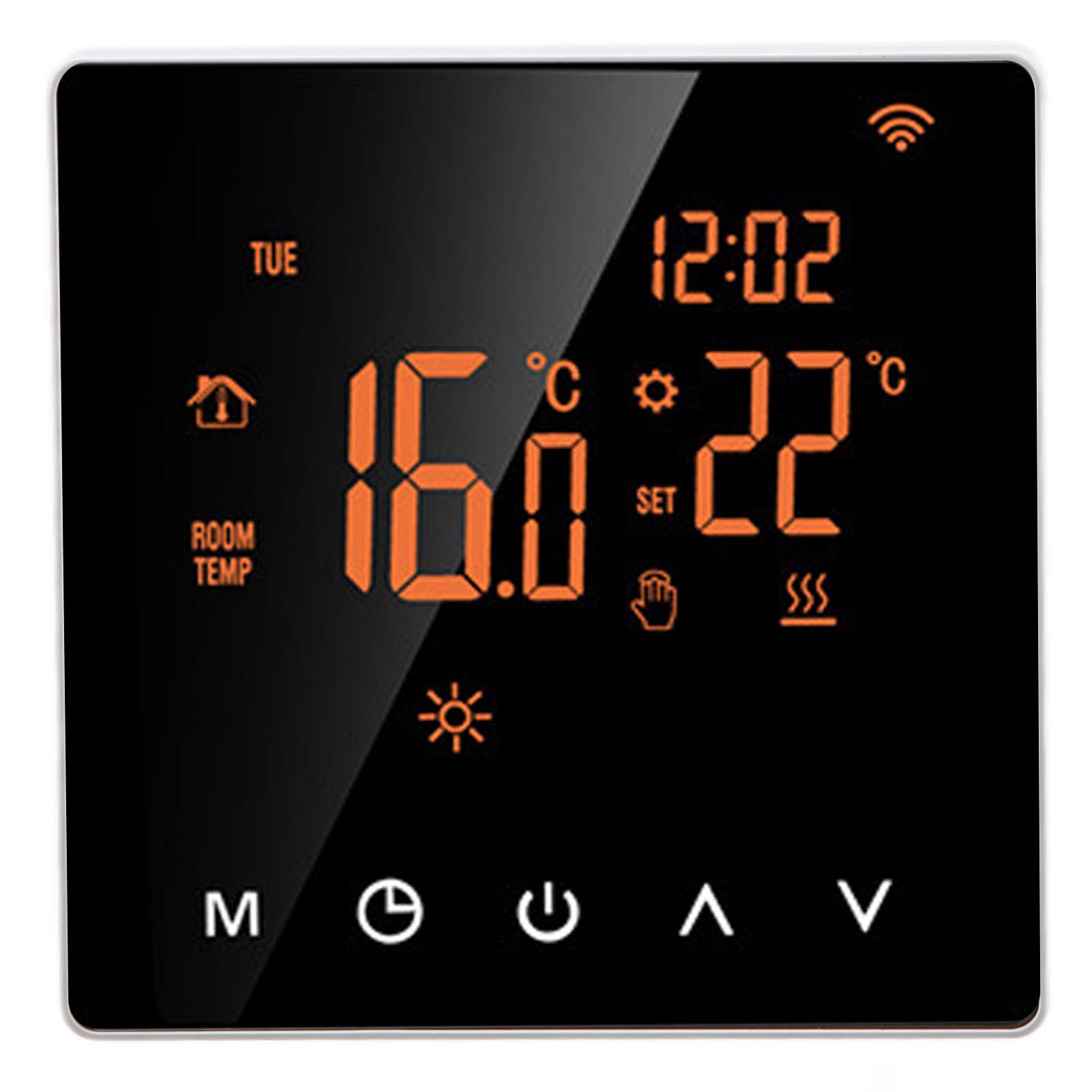 Me81h Wlan-smart-thermostat Für Fußbodenheizung, Tuya-kompatibel, Lcd-display, Wandsteuerung, 230-v-elektroheizung