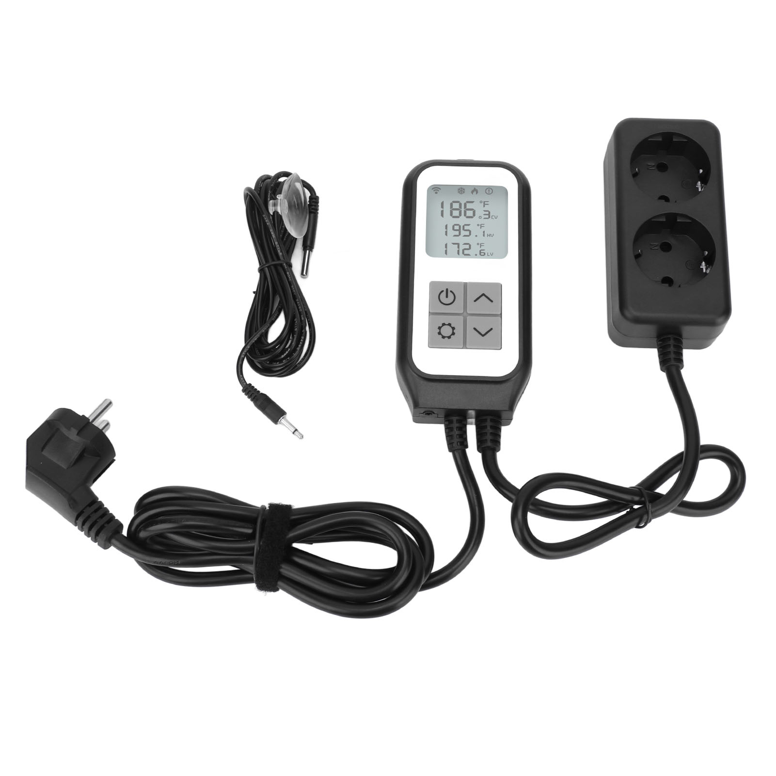 Intelligente Wlan-steckdose Mit Digitaler Temperaturregelung Und Timer, Für Zuhause, Eu-stecker 100–250 V