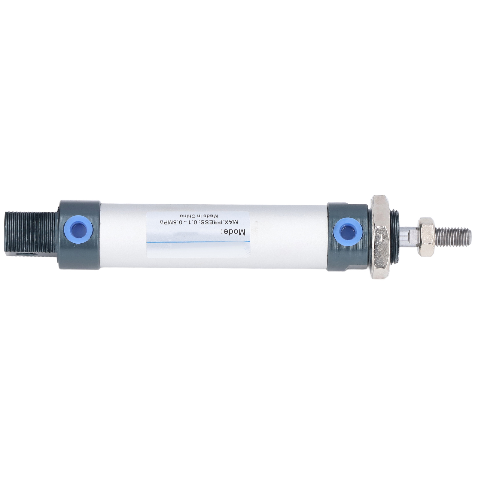 Miniatur-doppelwirkungs-pneumatikzylinder 20 Mm, Aluminiumlegierung, 0,1–0,8 Mpa, 100 Mm Hub