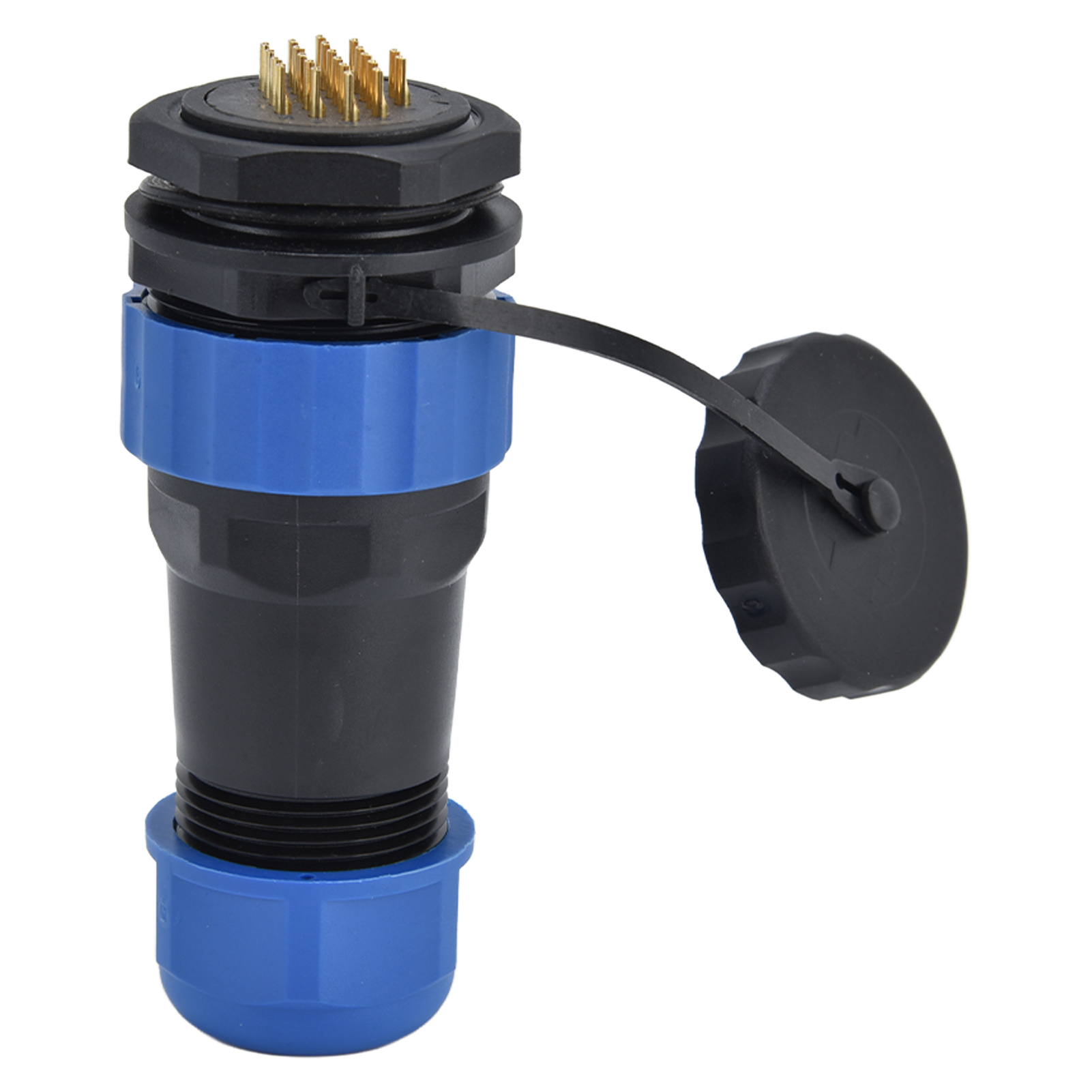 Ip68 Wasserdichte Rückmutter Für Luftfahrtstecker, 250 V 5 A Sp2822 Elektrischer Stecker Für Kabel