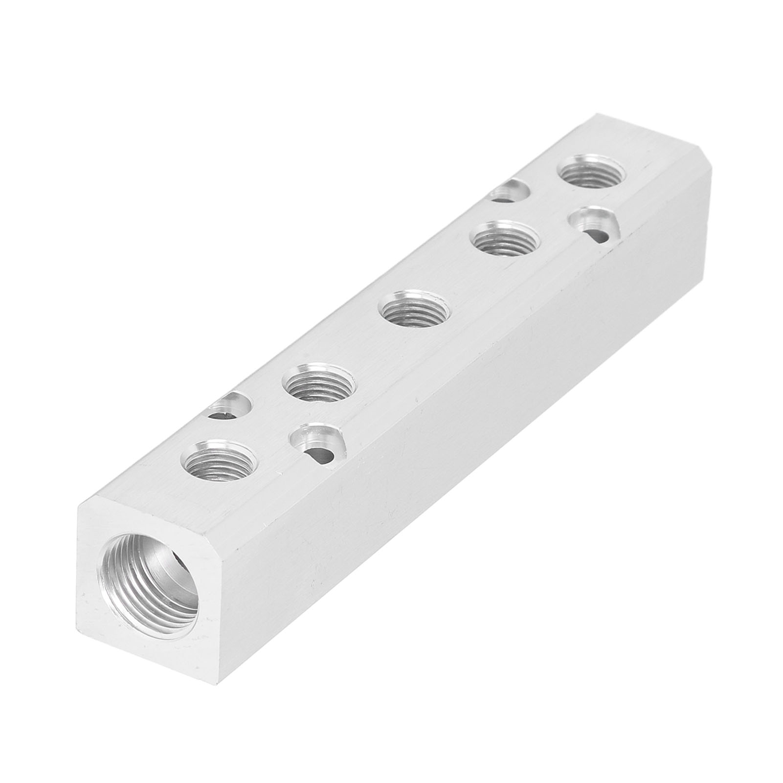 Pneumatischer Luftverteilerblock, G1/2 Einlassverteiler, G1/4 Auslassverteiler, 30x30mm Trennwand Sy30-02-5f
