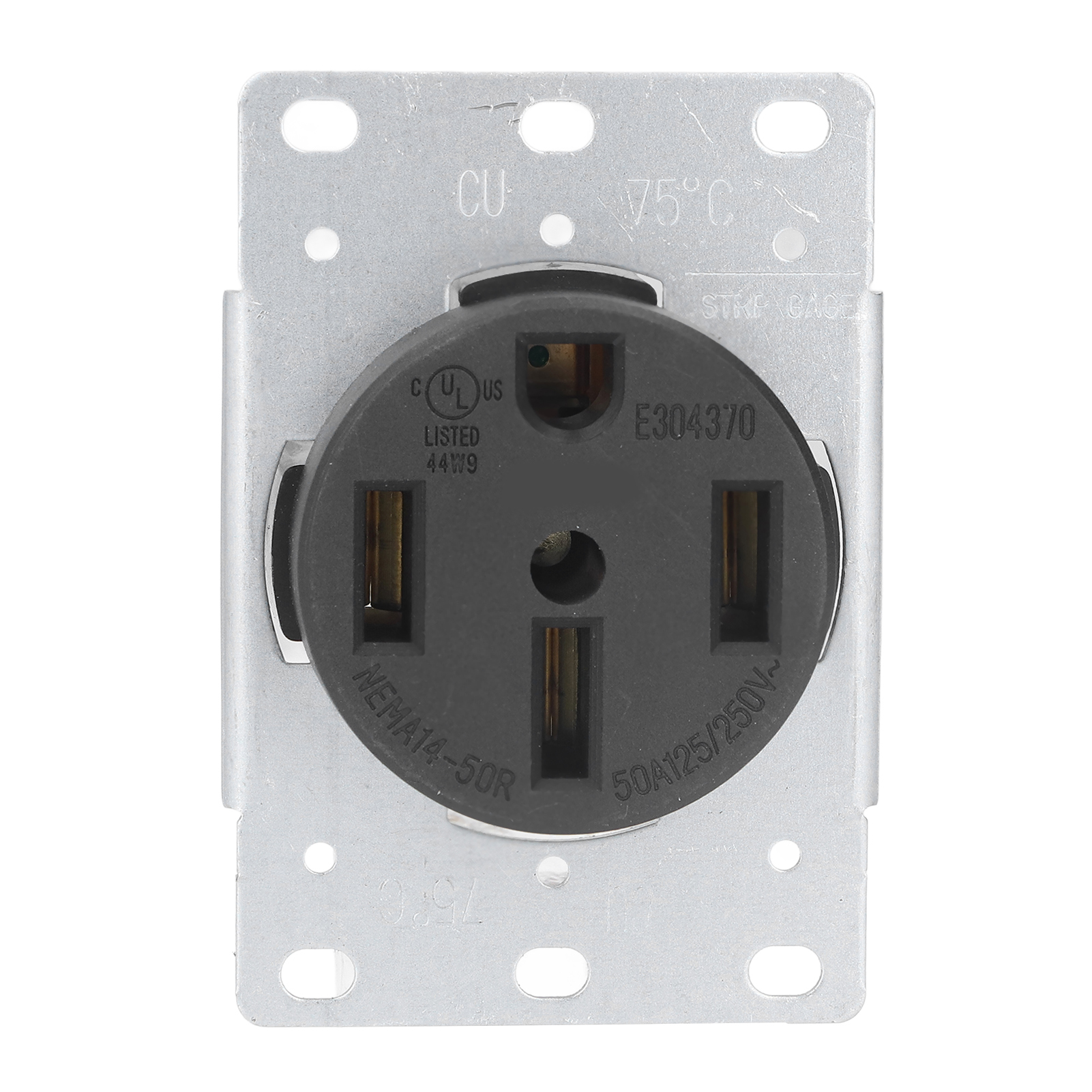 Industriesteckdose Nema 14-50r 50a 250v, 4-polig, Für Den Professionellen Einsatz Und Werkstattgebrauch