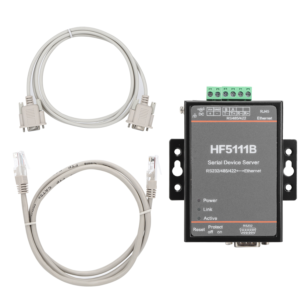 Hf-5111b 3-in-1 Serieller Server Rj45 Rs232/rs485/rs422 Zu Ethernet Konverter Dtu