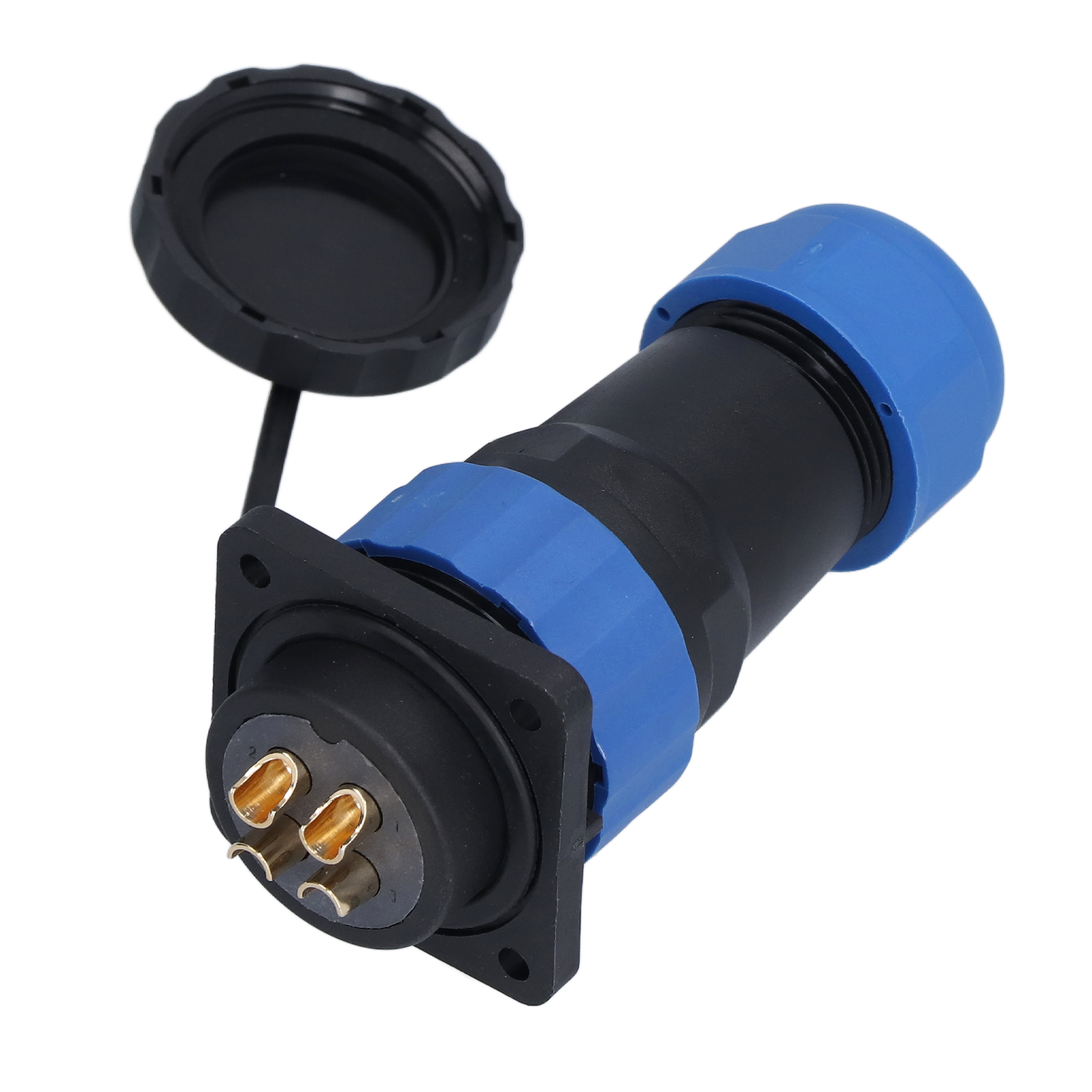 Wasserdichter, Quadratischer 4-loch-flugzeugstecker Ip68 380 V 45 A Für Sp284-pin-kabel
