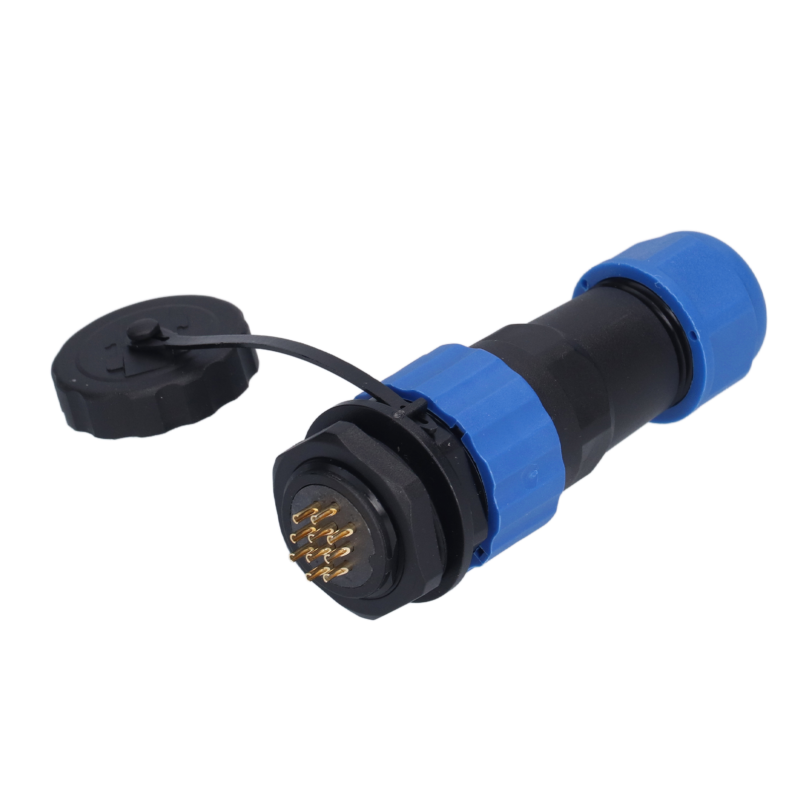 Wasserdichter Luftfahrt-steckverbinder Ip68 (männlich/weiblich), Sp2010 250v 5a Crimpanschluss Mit Rückseitiger Mutter