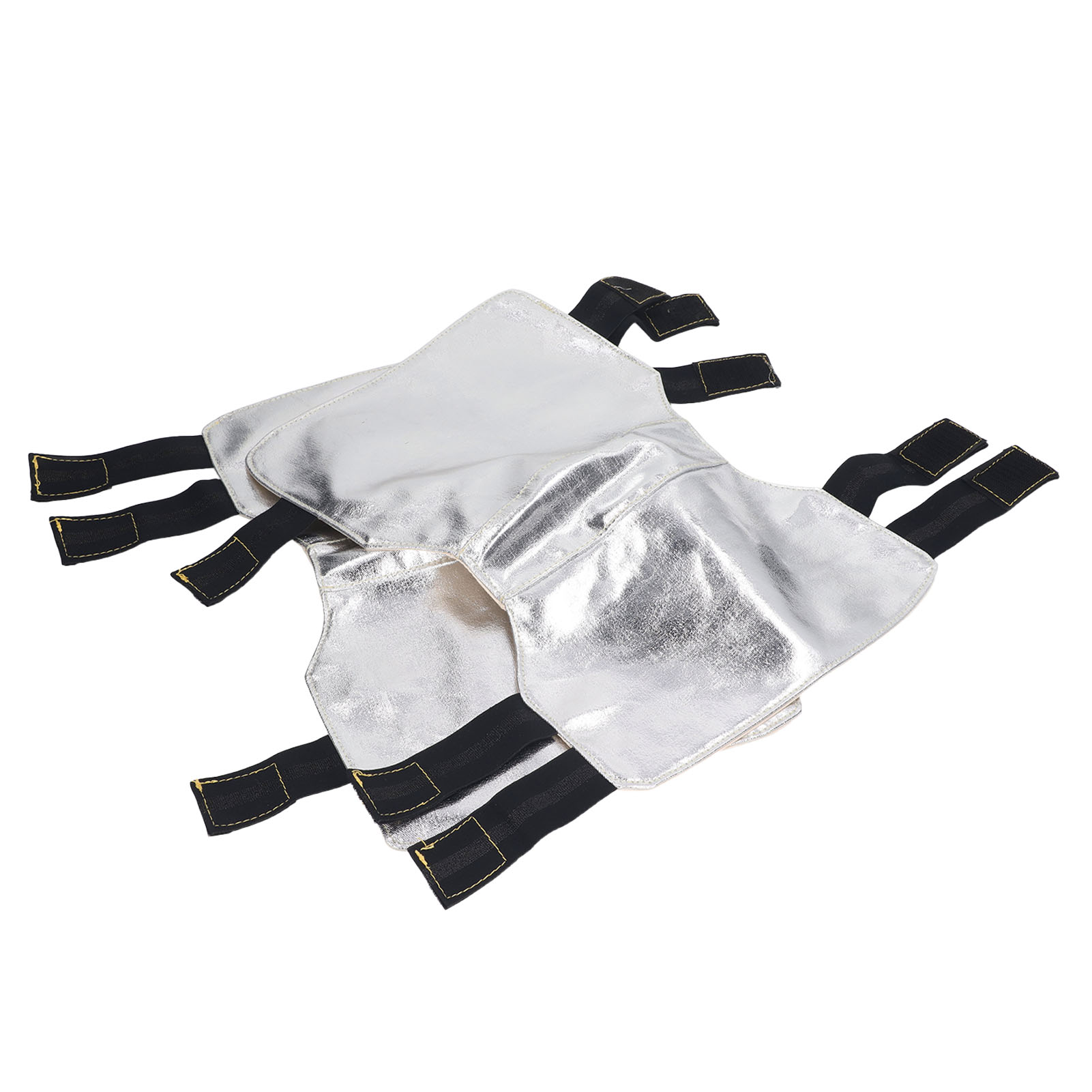 Paar Hitzebeständige Schweißer-knieschoner Aus Isolierendem Und Feuerfestem Aluminium