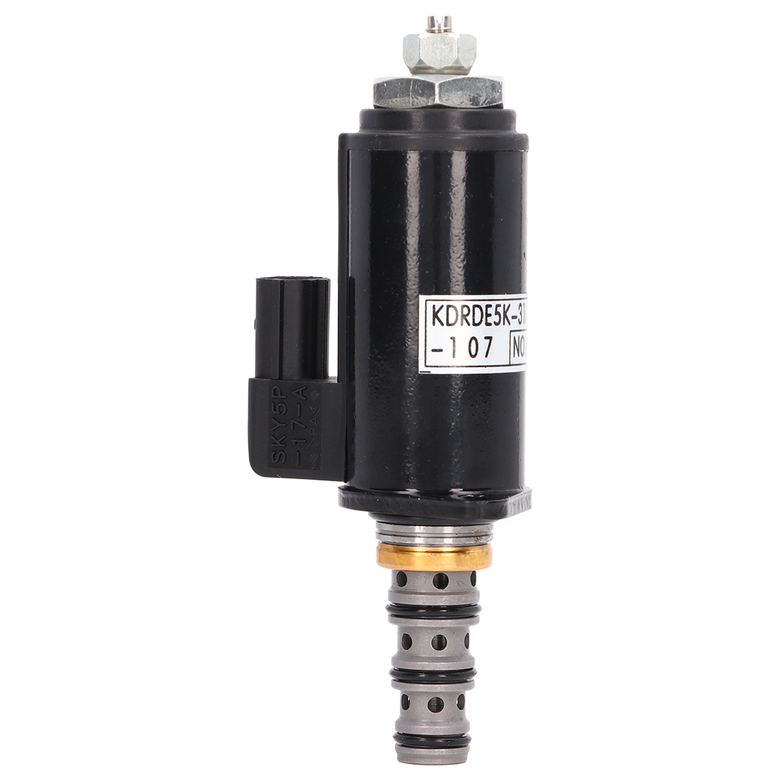 Hydraulisches Magnetventil Aus Edelstahl Für Sk200-6e-bagger, Referenznummer Kdrde5k31-30c50-107, Teilenummer Yb35v00005f1