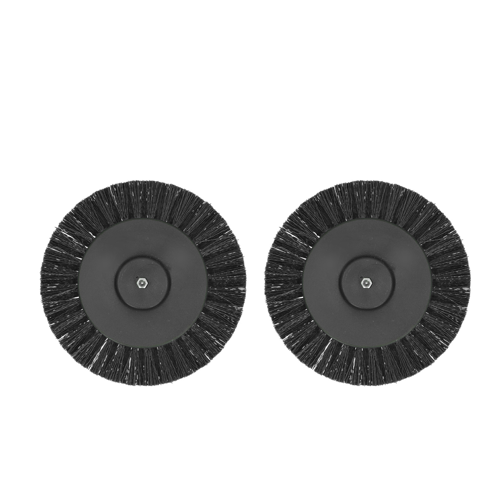 Set Mit 2 3,5-zoll-bohrbürsten, Langlebig Für Teppiche Und Dekorationsarbeiten, Schwarze Farbe