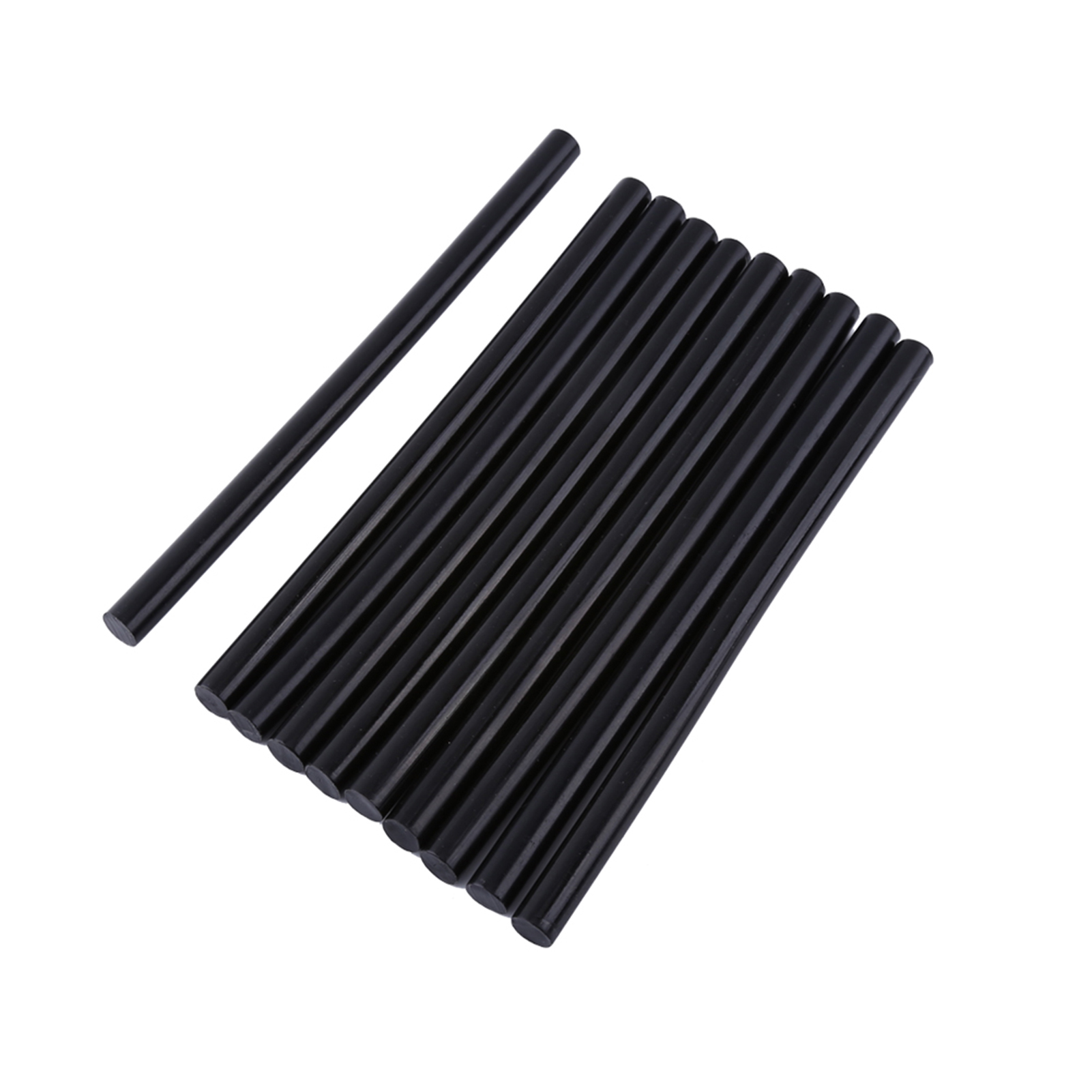 10 Schwarze Heißklebesticks 7 Mm Und 11 Mm Für Heißklebepistolen - Heimwerken Und Basteln (200 Mm)