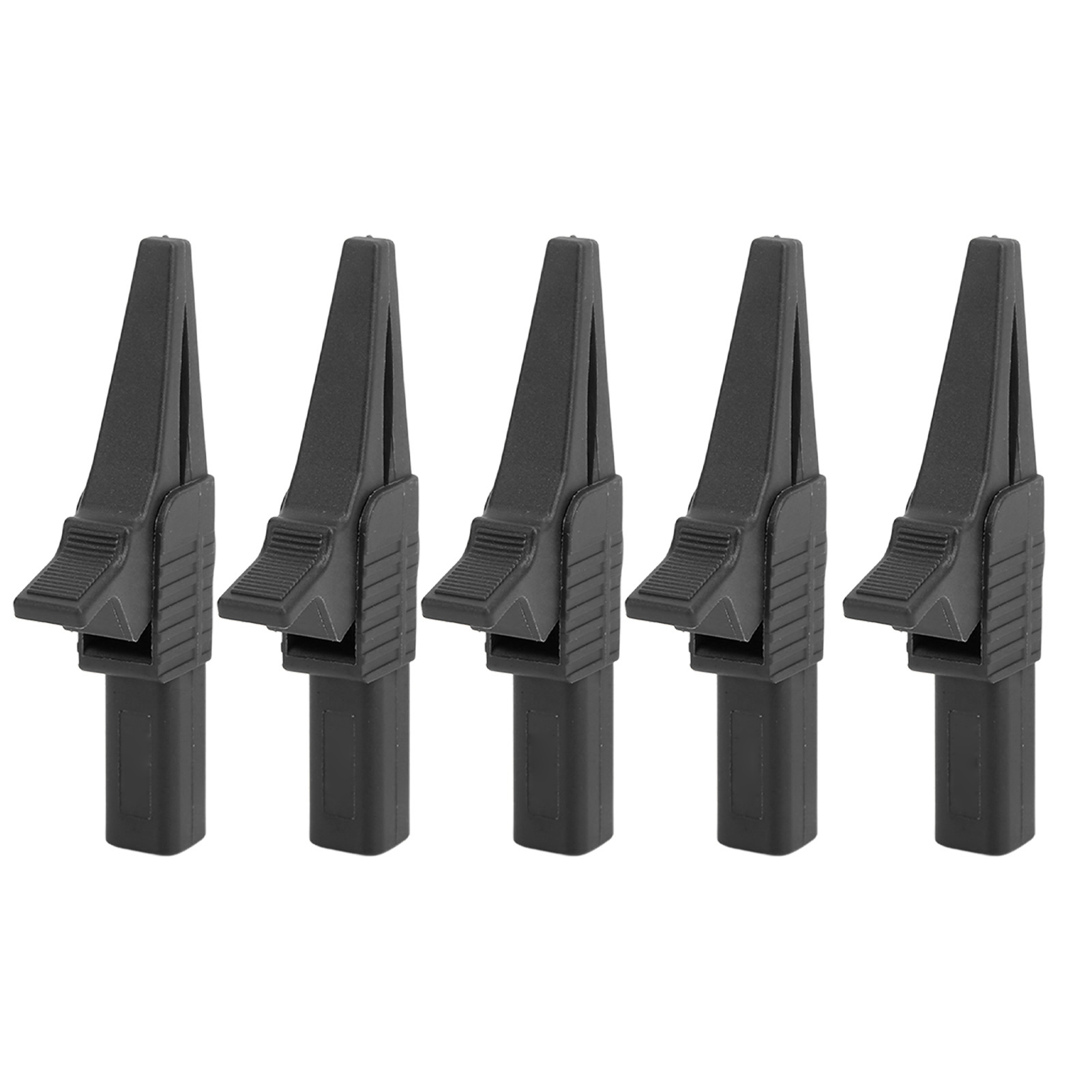 5-teiliges Multifunktionales Sicherheitsprüfklemmenset J.60039 Mit 4-mm-buchse Für Elektronische Instrumente, Schwarz
