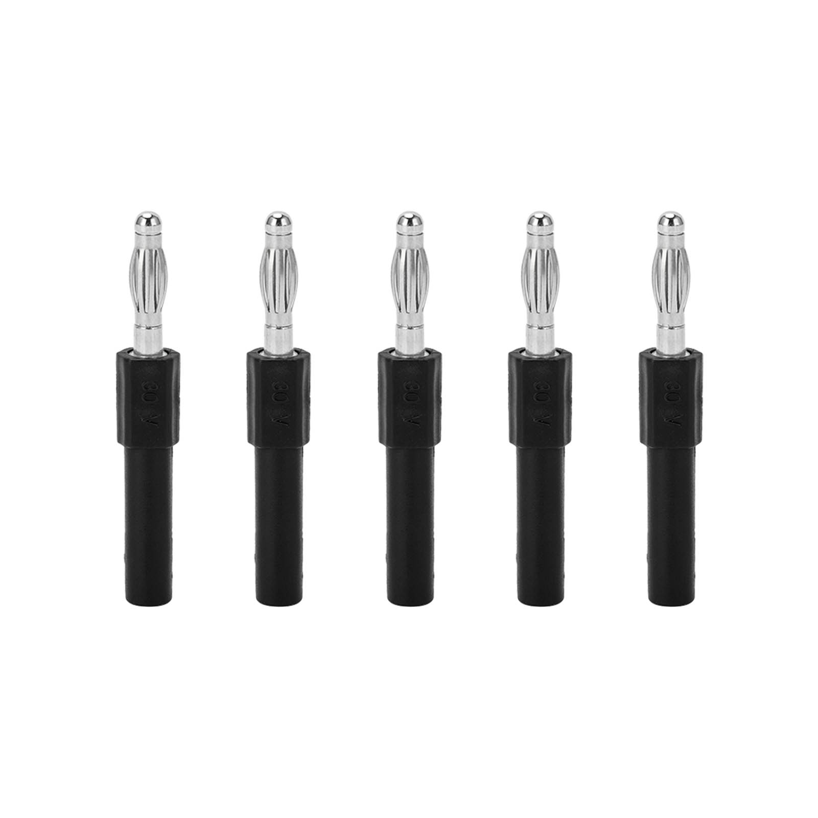 Bananenstecker-adapter 4 Mm Auf 2 Mm – Hervorragende Leitfähigkeit Und Sichere Verbindung – Schwarz