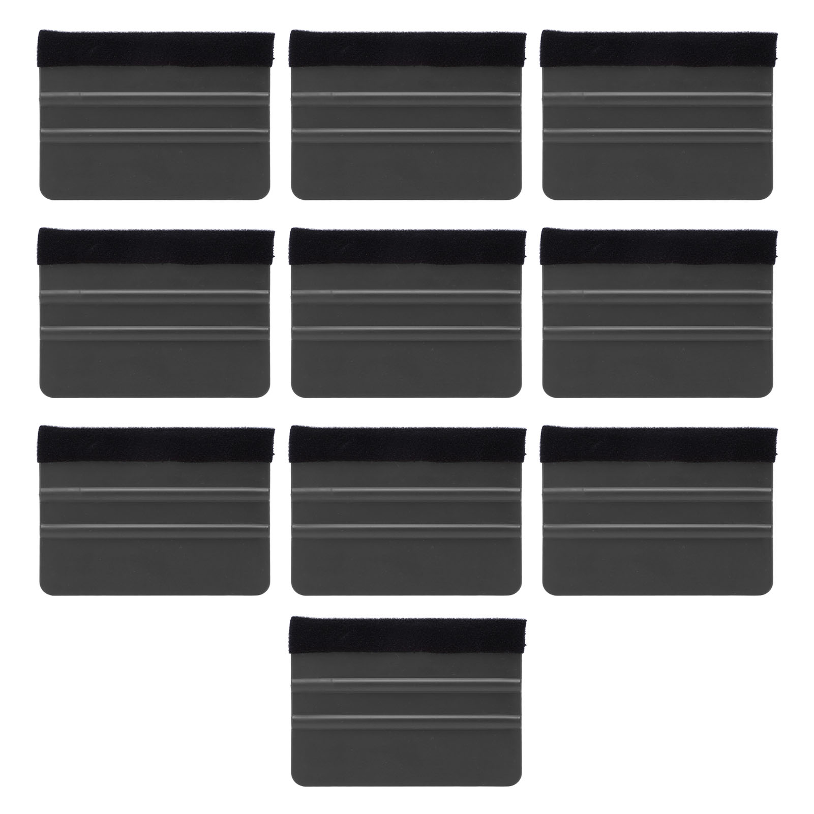 10 Stück Professionelle, Kratzfeste Vinylrakel Für Vinylfolien, Elektronikreparaturen, Verpackungen, Schwarz