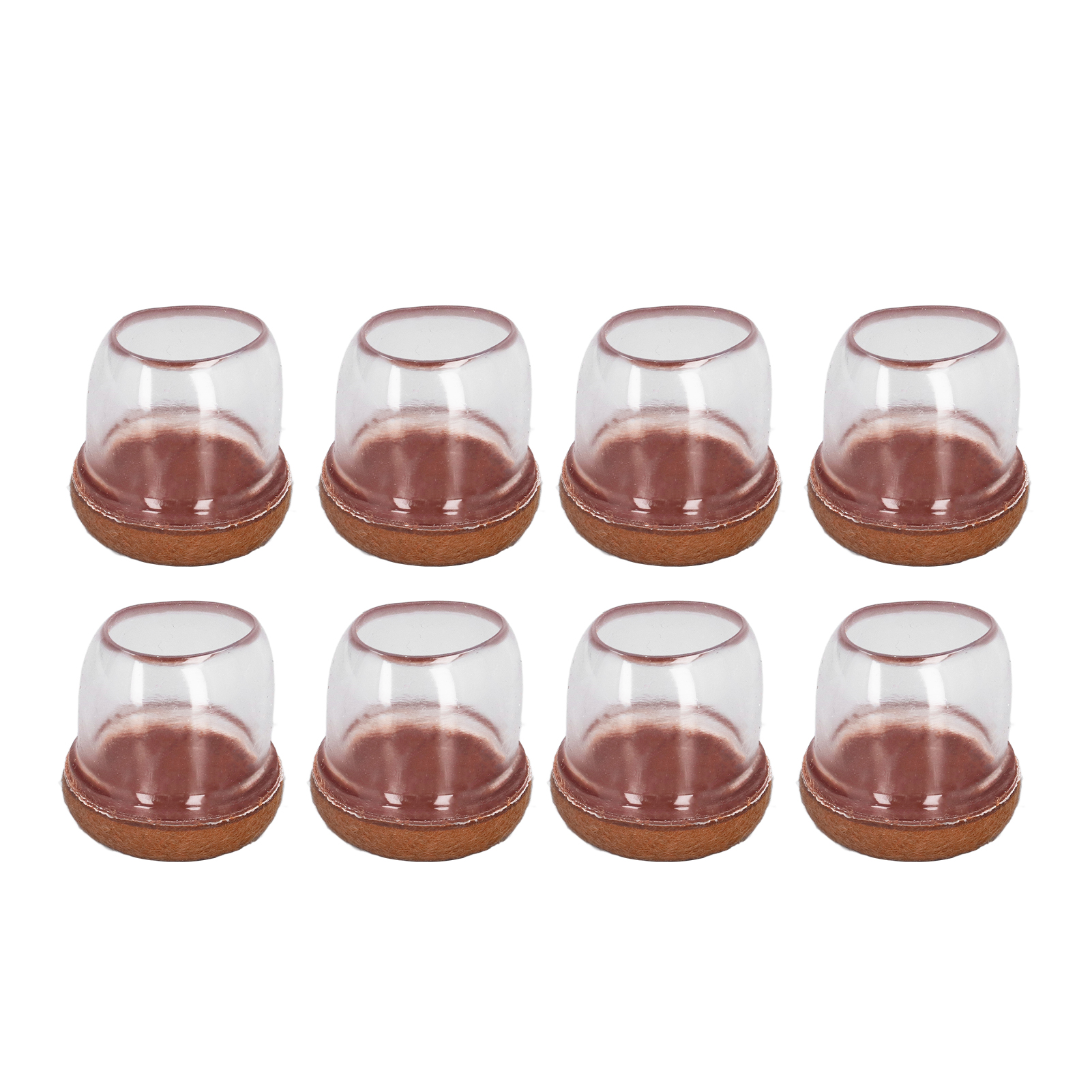 8-teiliges Set Stuhlbeinschoner, Hockergleiter, Dicke Und Geräuschlose Transparente Tischbeinschoner