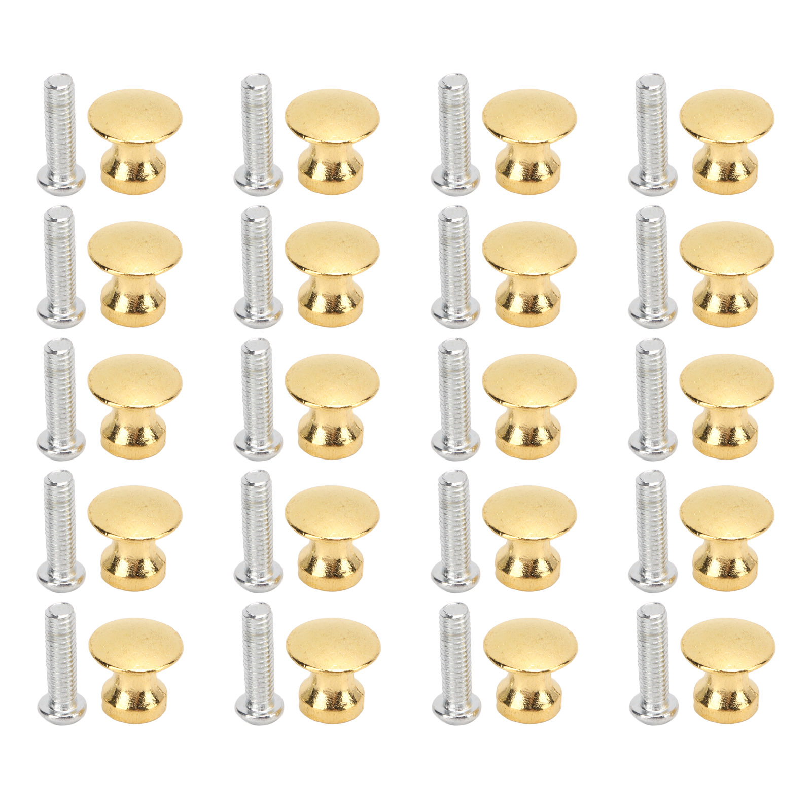 20 Schubladengriffe Aus Goldfarbener Zinklegierung, 12 X 11 Mm, Für Möbel Und Schmuck – 20er-packung