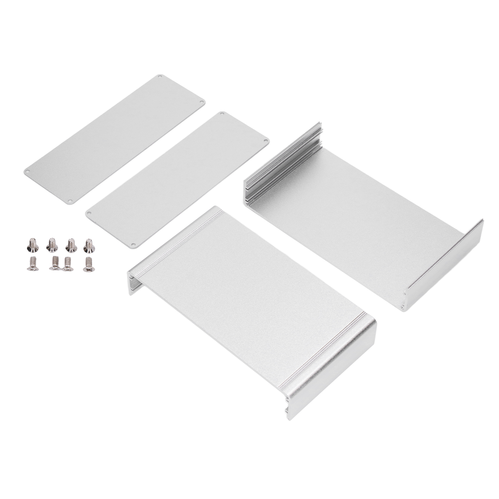 Wasserdichte Aluminium-anschlussdose Für Elektrische Leitungen, Teilbar, 62 X 178 X 100 Mm, Silber, Für Heimwerkerprojekte
