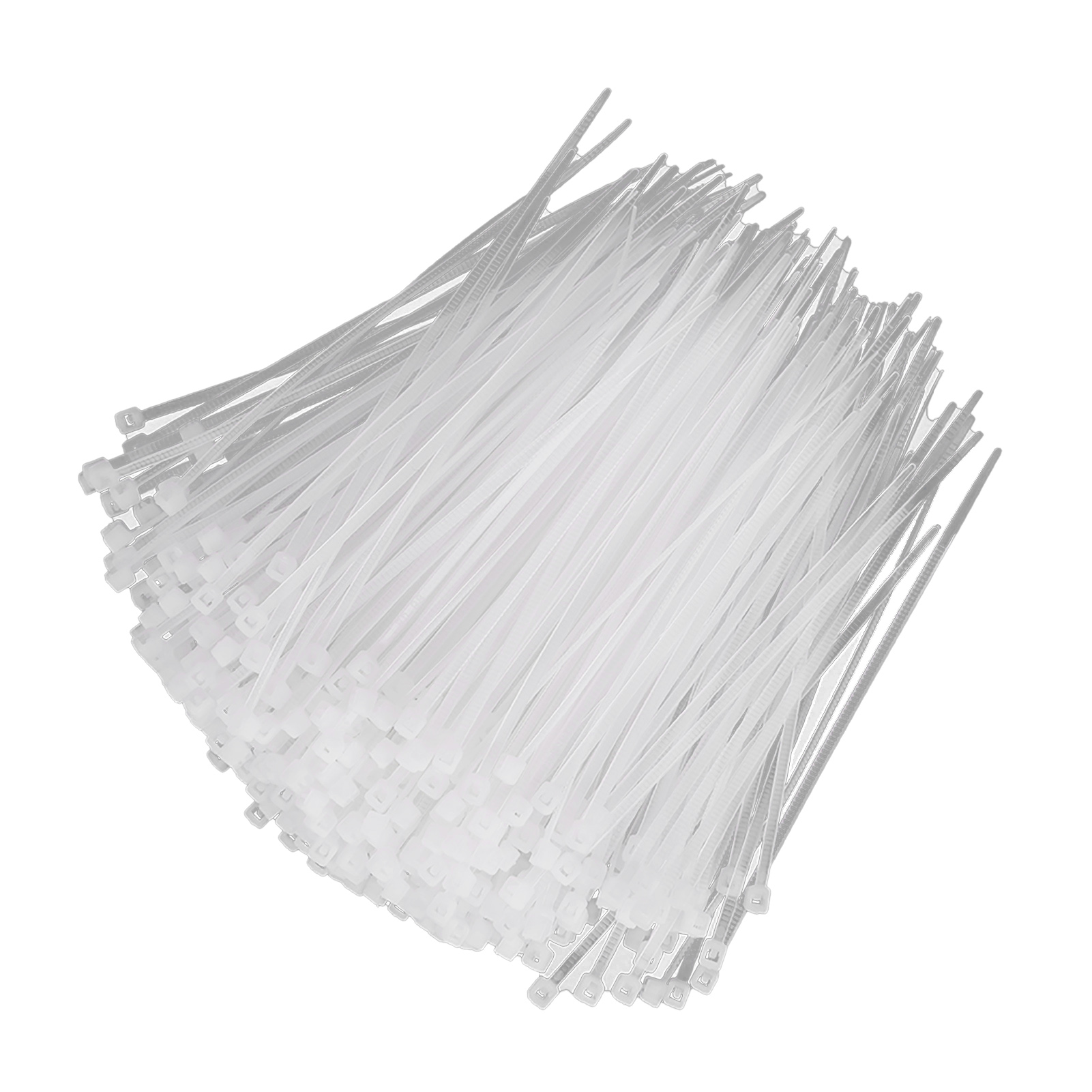 1000 Weiße, Selbstsichernde Kabelbinder Aus Kunststoff, 3 X 100/150 Mm – Kabelbinderpackung