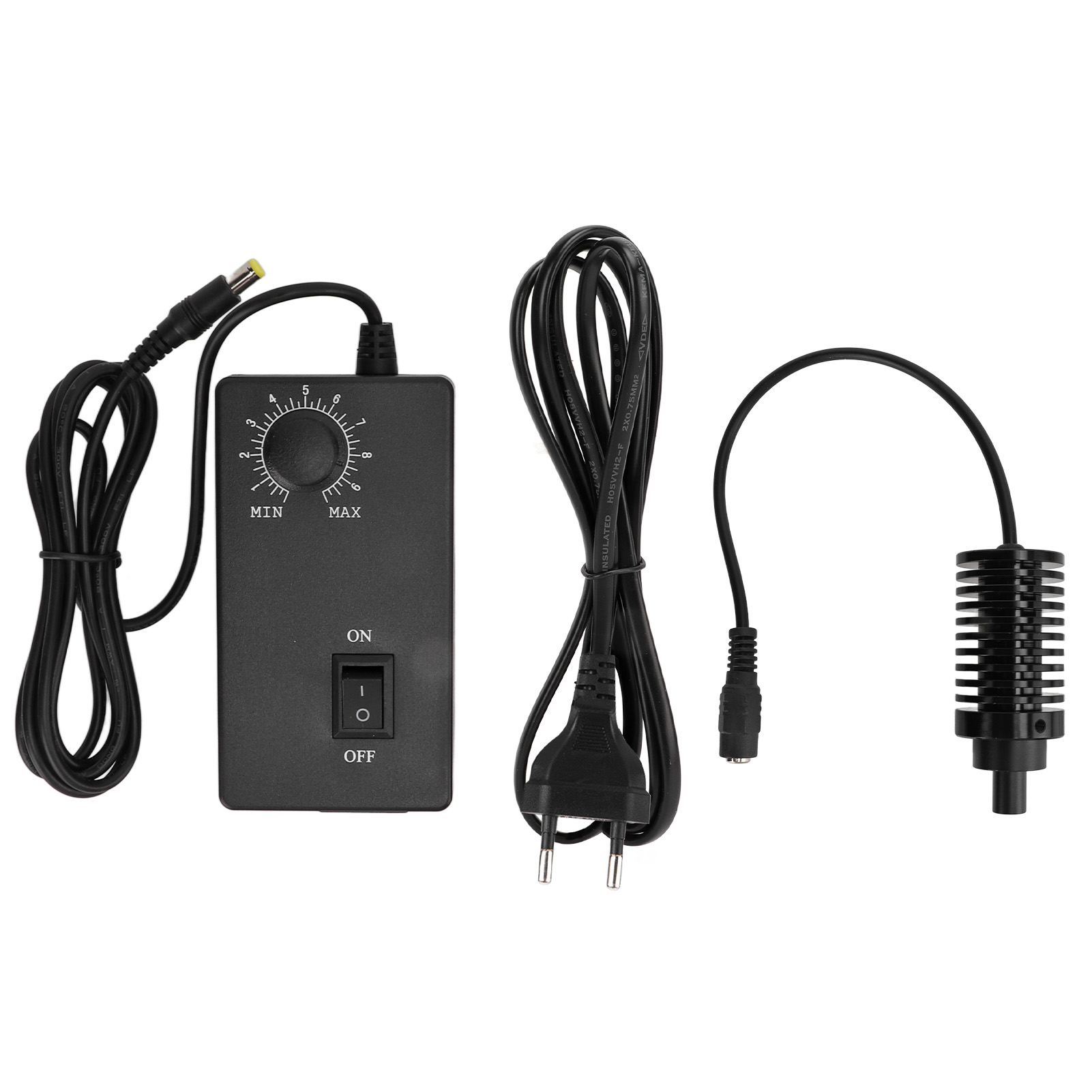 Hochleistungsfähige, Koaxiale Led-mikroskopleuchte, Verschleißfest Und Wärmeableitend, 100–240 V Wechselstrom, Eu-stecker, Weiß, 9 Mm Durchmesser