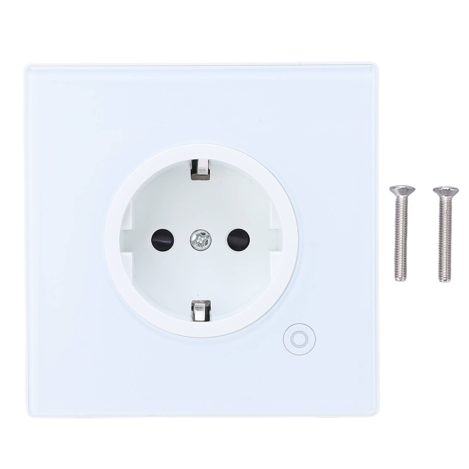 Intelligente Steckdose 16a 1 Abdeckung Weiß Mit Timer Und Eu-stecker, 95-245v, Zigbee-kompatibel (modell Wk-eu16m)