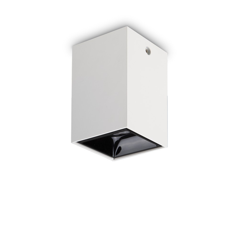 Dekoratives Quadratisches Led-aufbau-downlight Weiß, 3000k