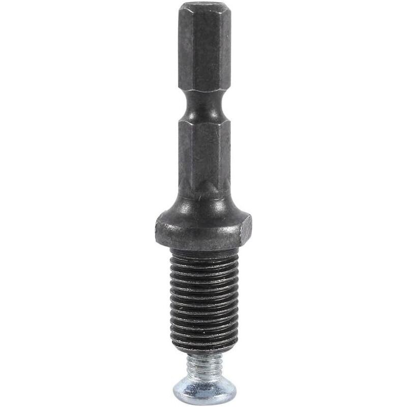 Bardusch - Mandrin De Perceuse À Percussion Électrique Adaptateur De Tige Hexagonale 3/8 "-24unf Avec Vis